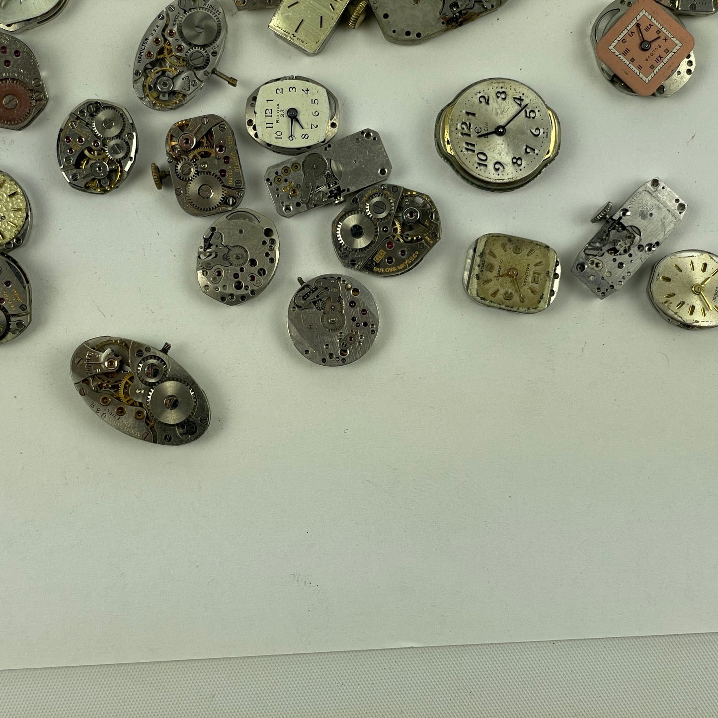 Oct Lot 31- American | Swiss | Mechanical Ladies Wristwatch Movements (45)