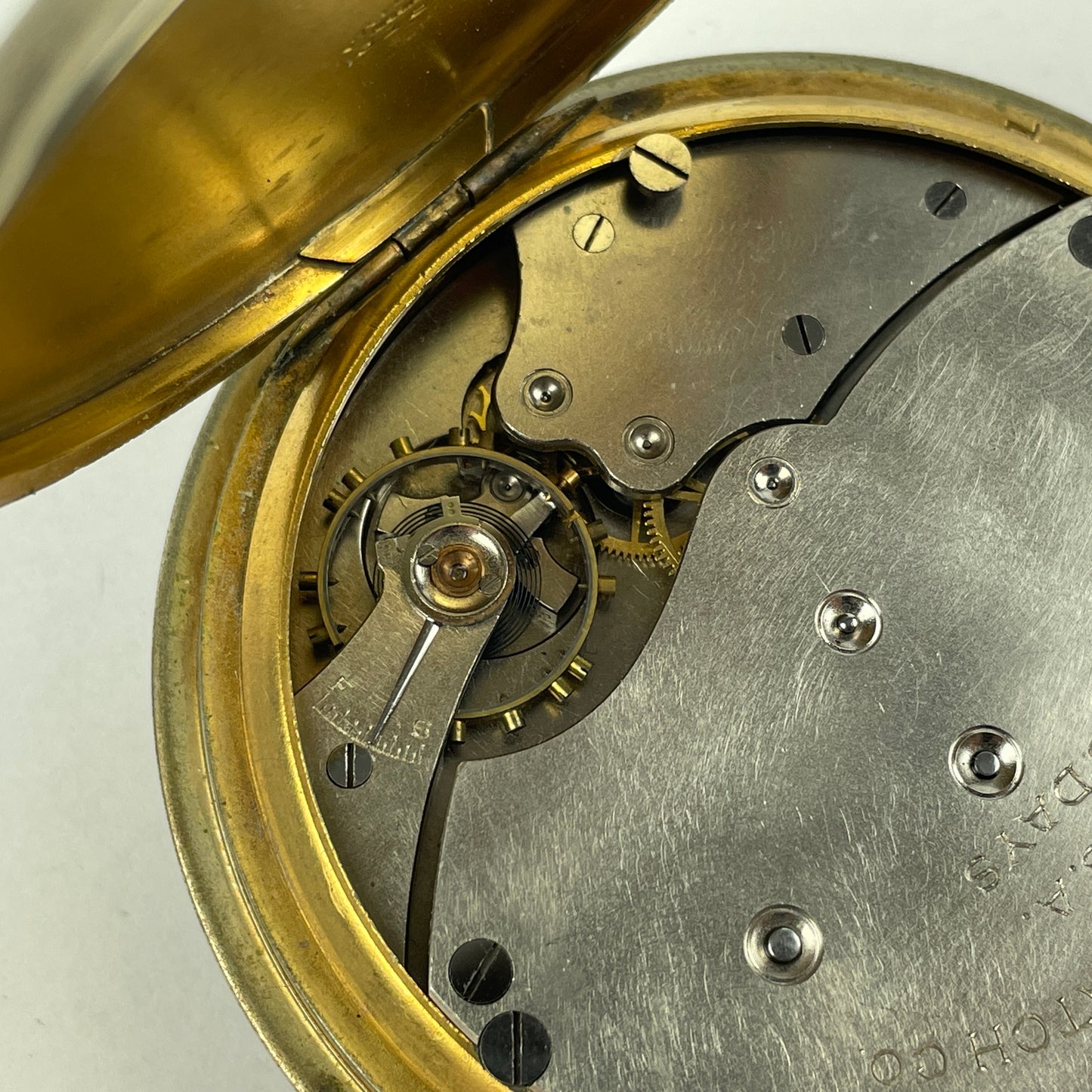Oct Lot 32- Waltham 8-Day Travel Clock