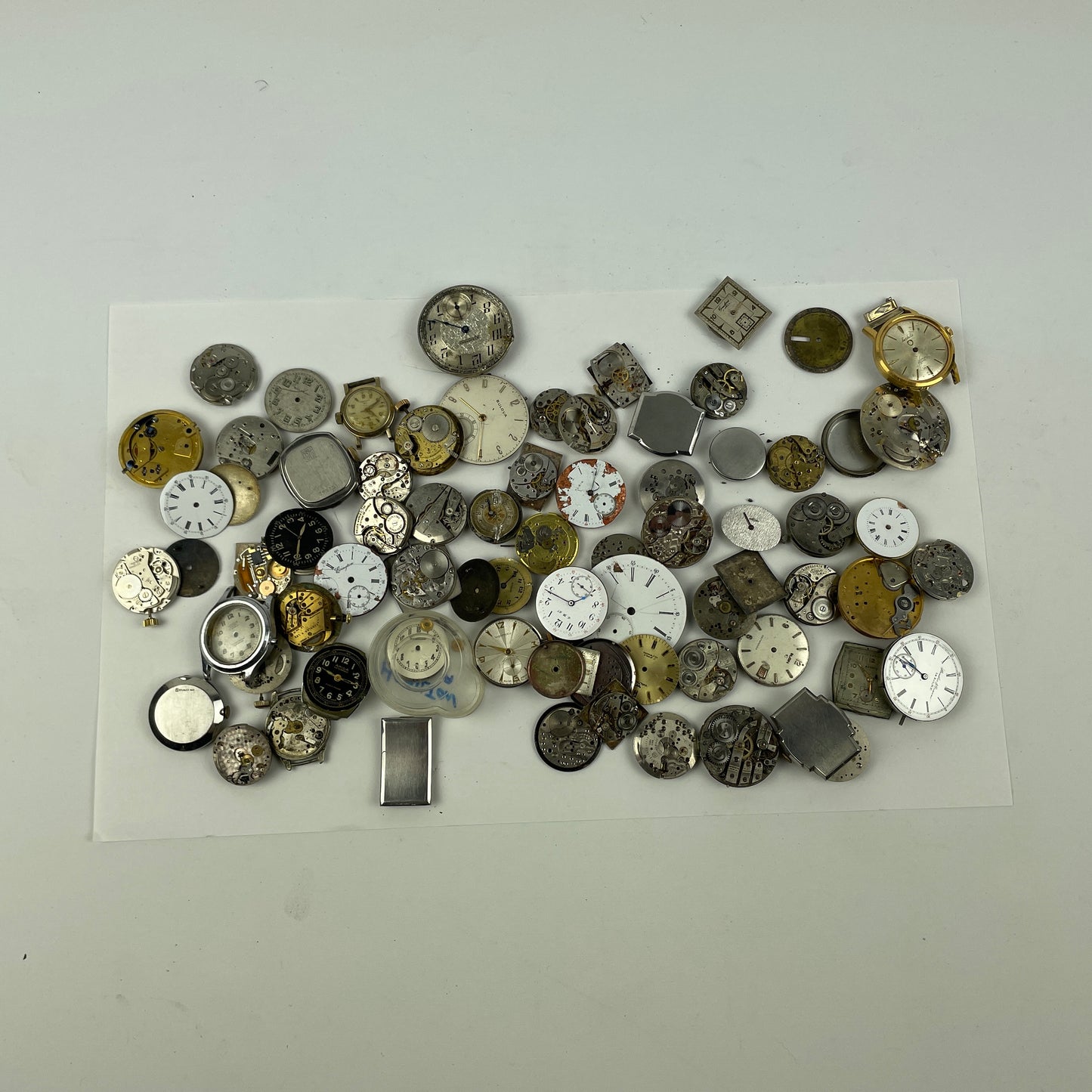 Oct Lot 37- American & Swiss Assortment Wrist Pocket Movements