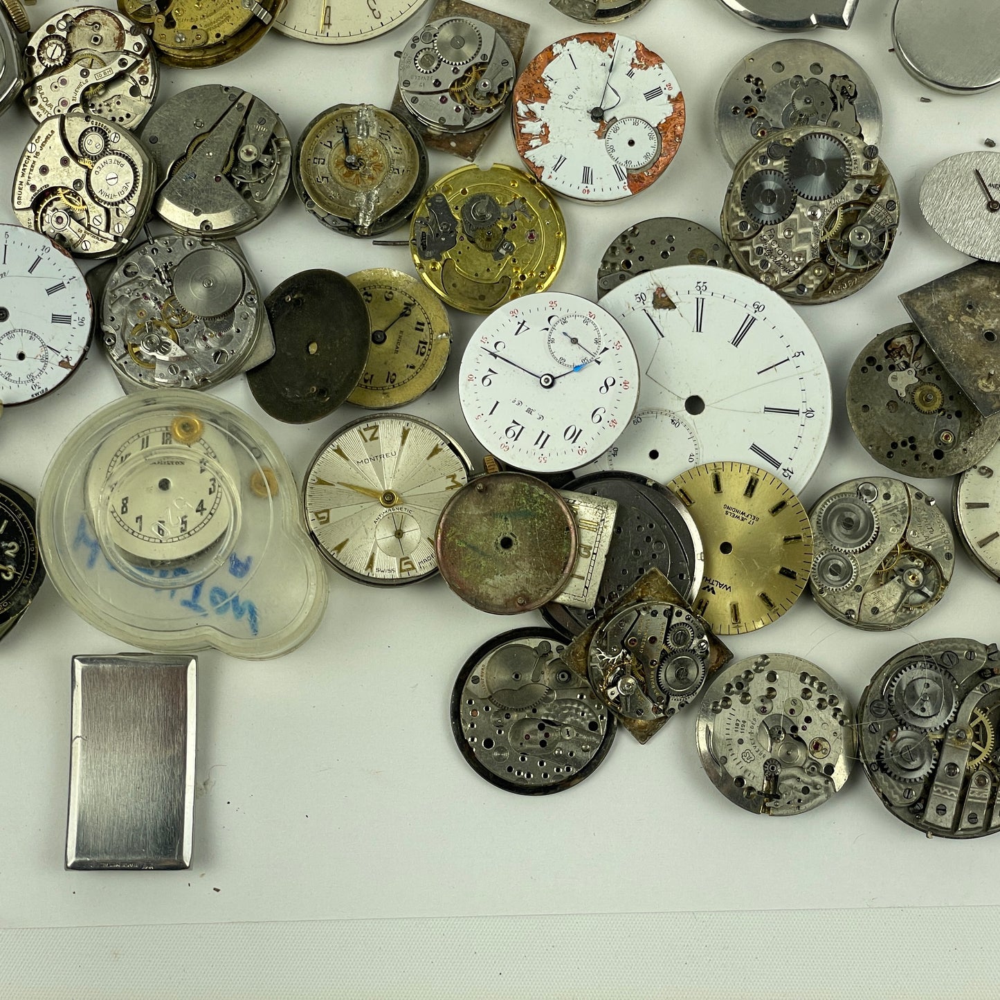 Oct Lot 37- American & Swiss Assortment Wrist Pocket Movements