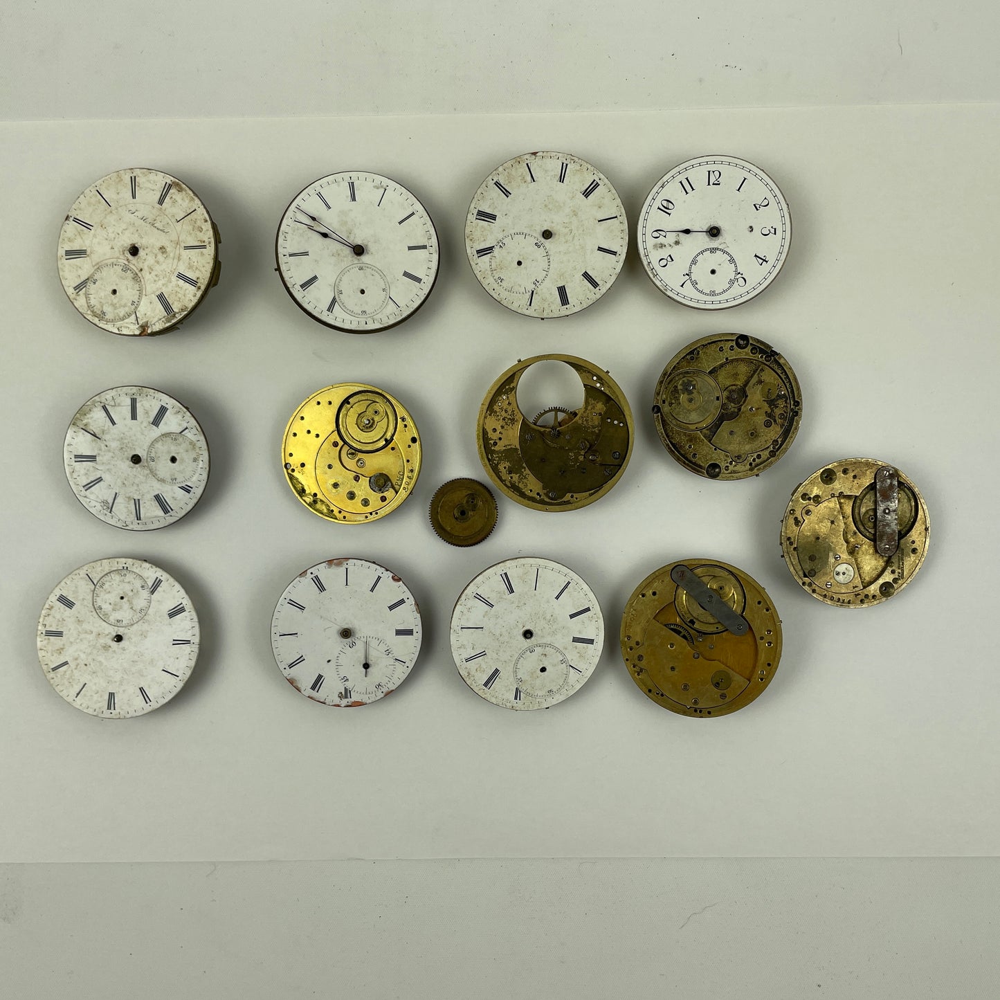 Oct Lot 53- Swiss Pocket Watch Movement Assortment (12)