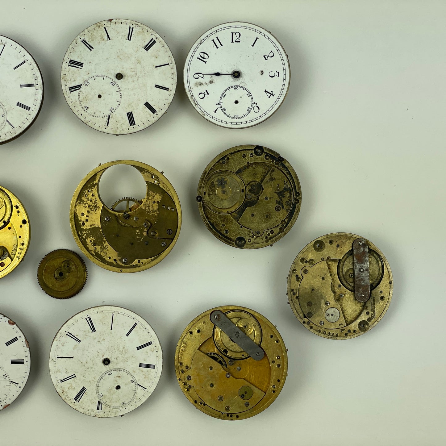 Oct Lot 53- Swiss Pocket Watch Movement Assortment (12)