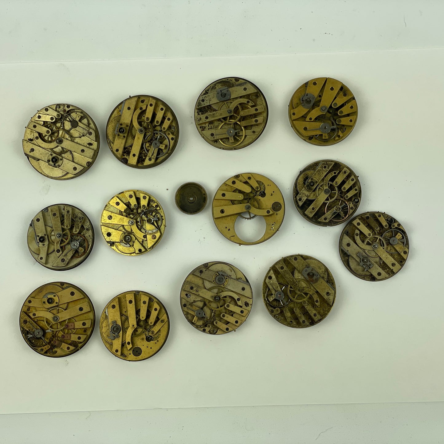 Oct Lot 53- Swiss Pocket Watch Movement Assortment (12)