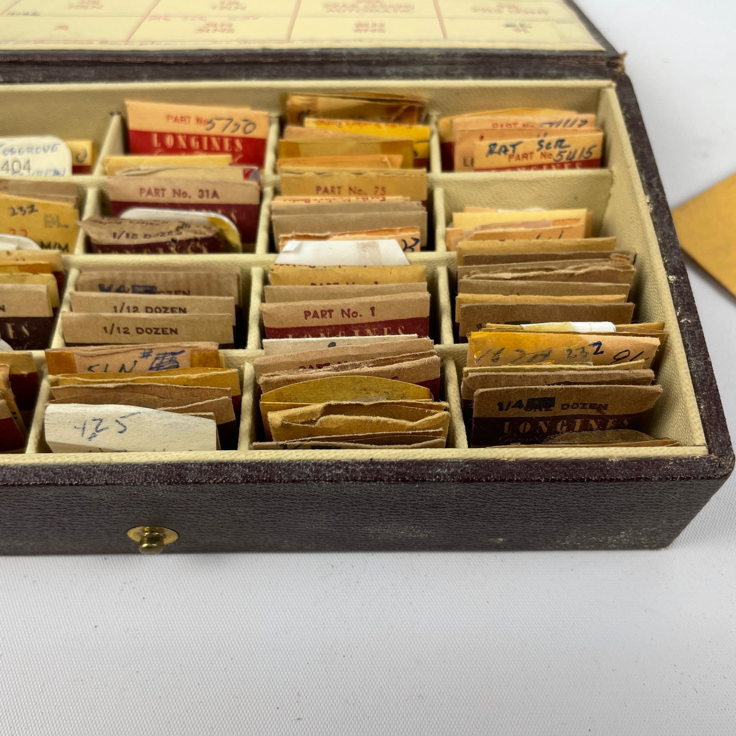 Oct Lot 6- Longines Mainspring | Balance Staff | Winding Stem