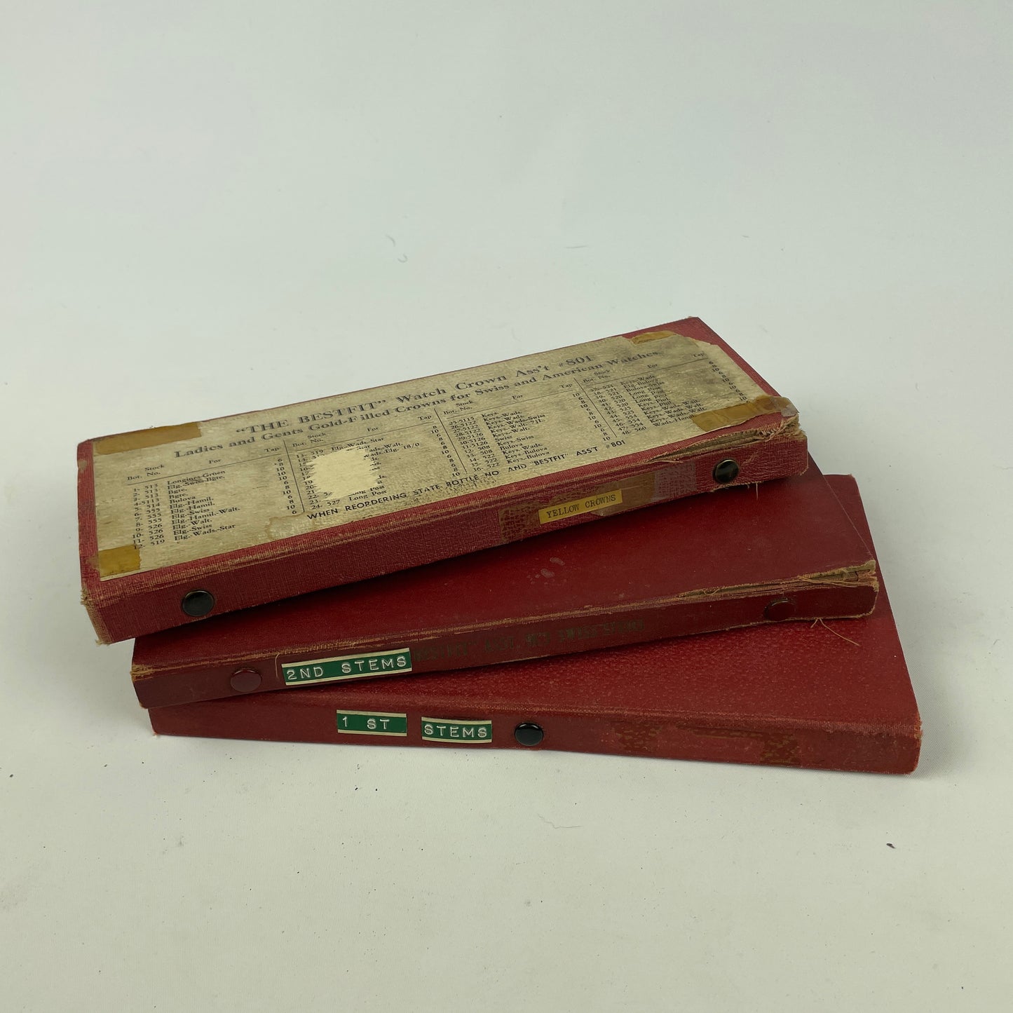 Oct Lot 8- Bestfit Parts Assortments | Crowns #801 | Stems 9C3 & 9C2