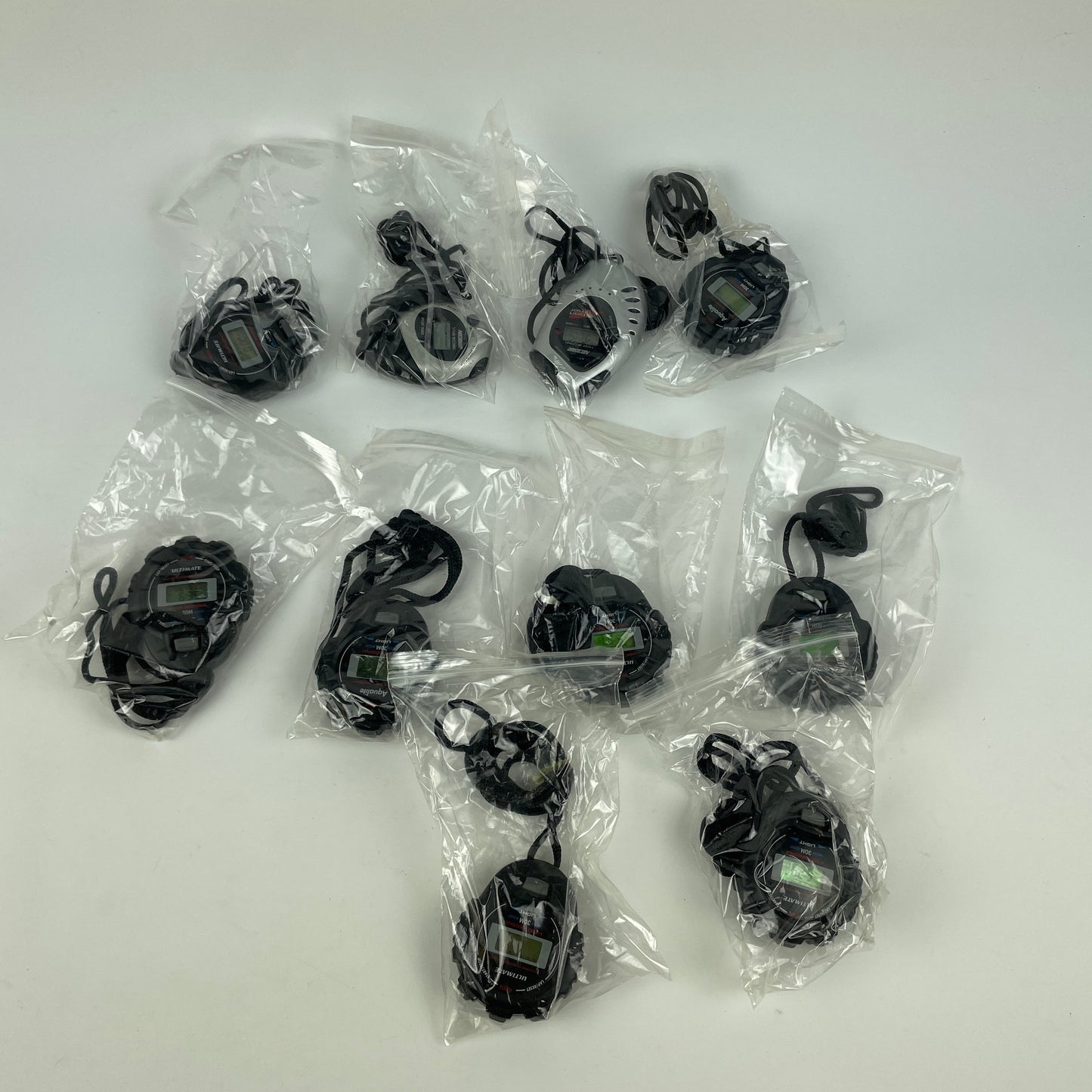 Oct Lot 20- Digital Stopwatch Lap Timer set of (10)