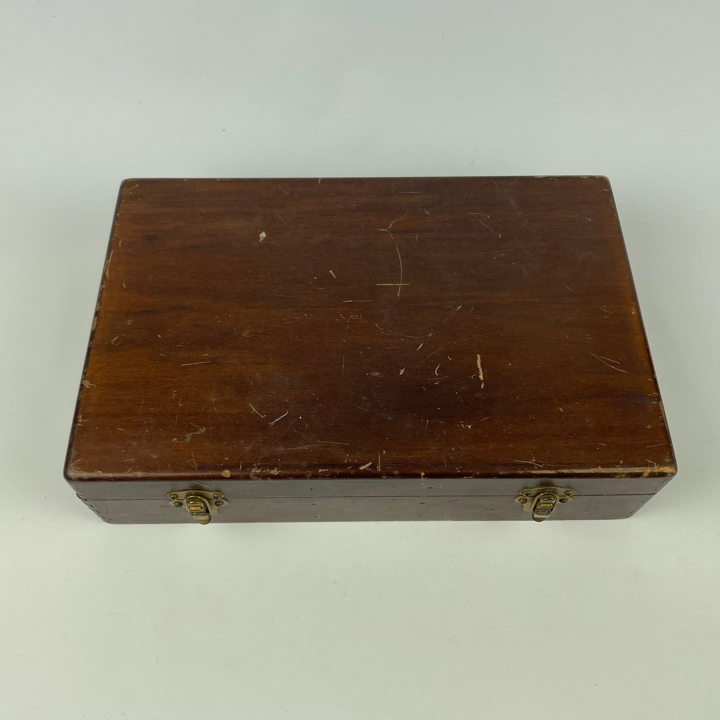 Oct Lot 42- Vintage Waltham Wooden Storage Box