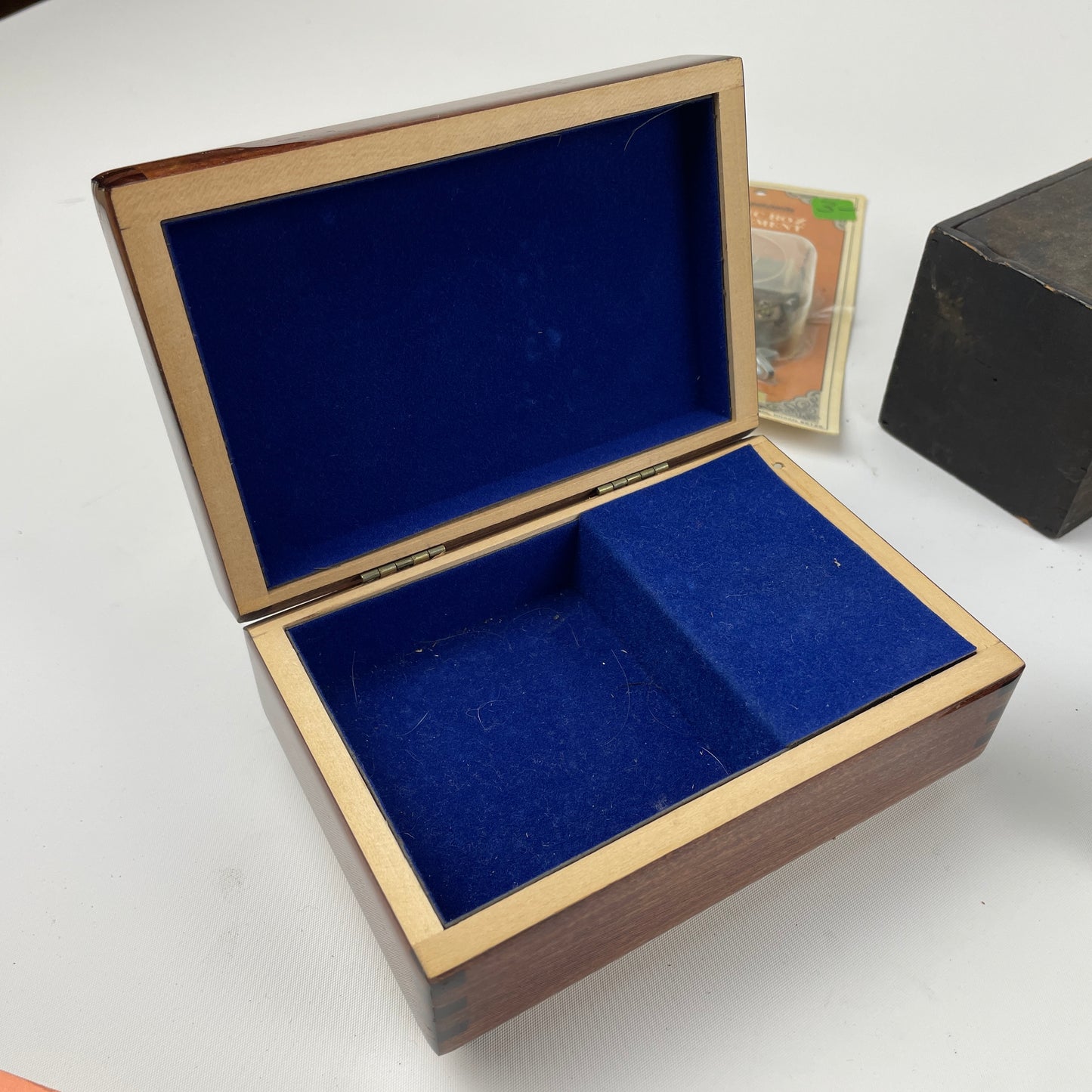 Oct Lot 43- Vintage Tin & Wood Containers