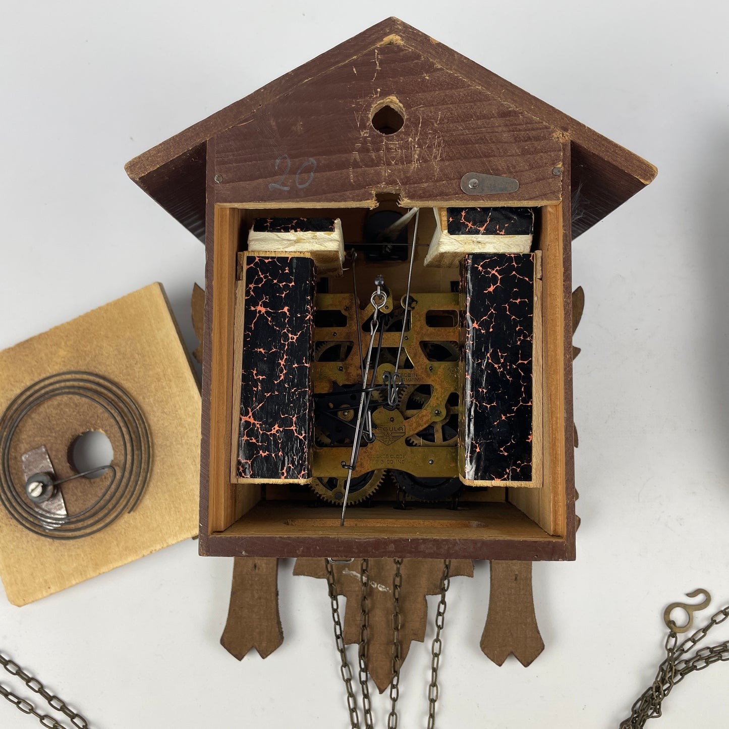 Oct Lot 102- German Cuckoo Clock
