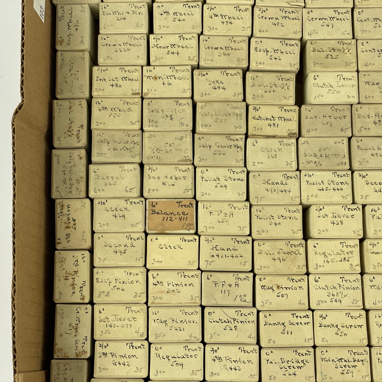 Oct Lot 60- Trenton Pocket Watch Parts Assortment