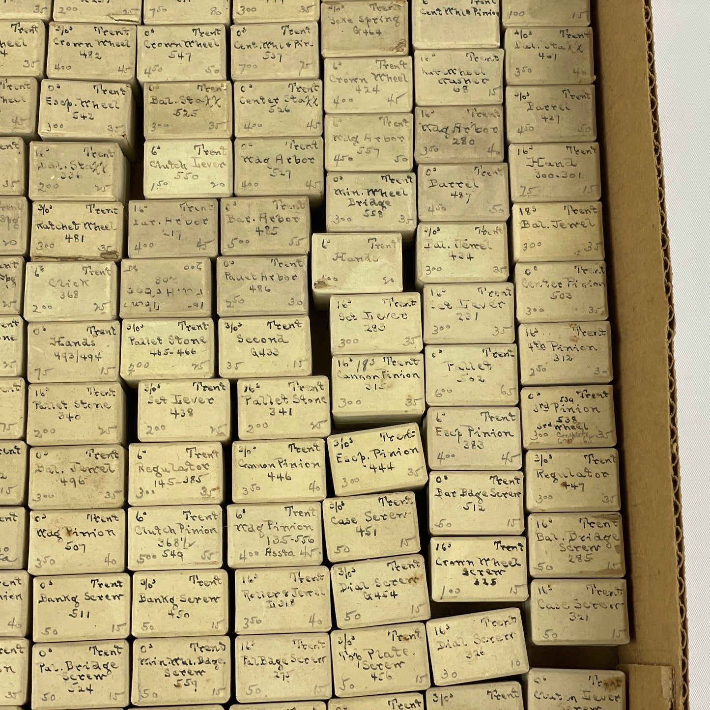 Oct Lot 60- Trenton Pocket Watch Parts Assortment