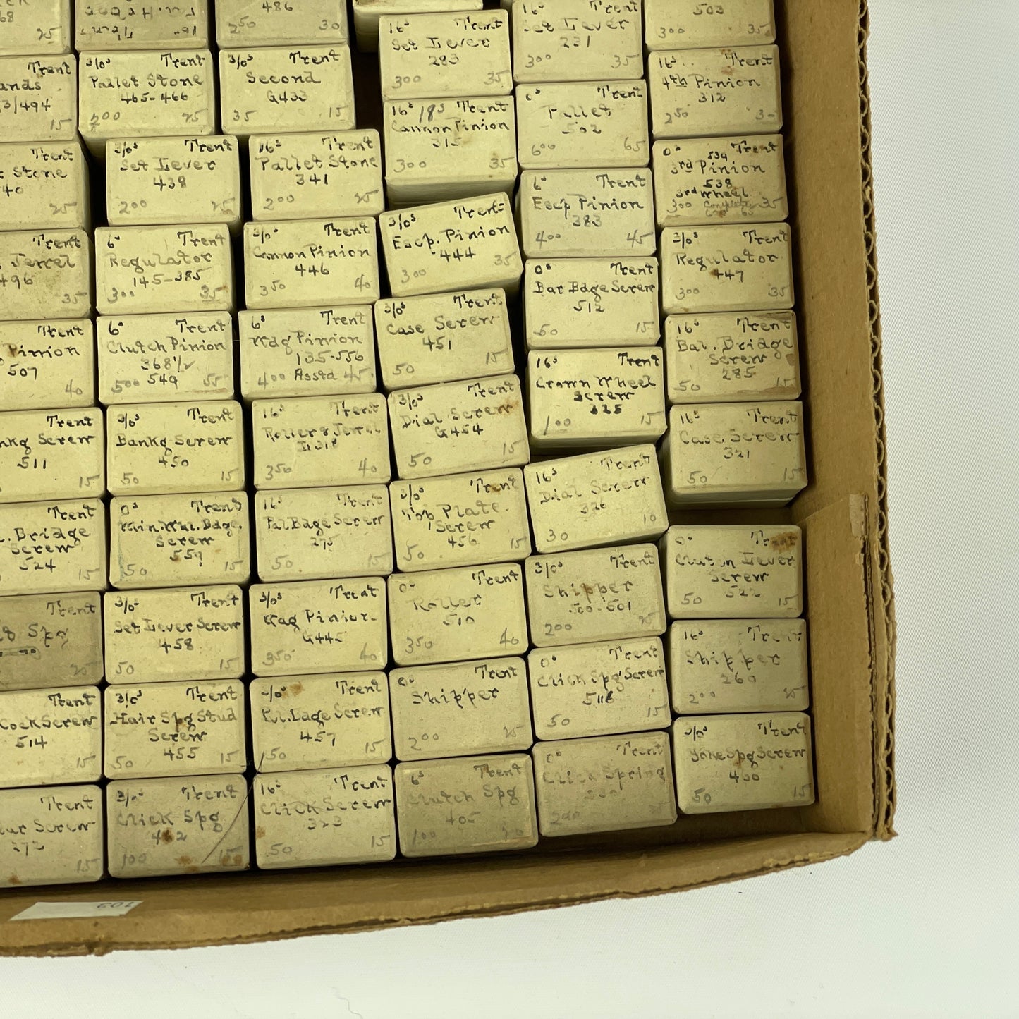 Oct Lot 60- Trenton Pocket Watch Parts Assortment