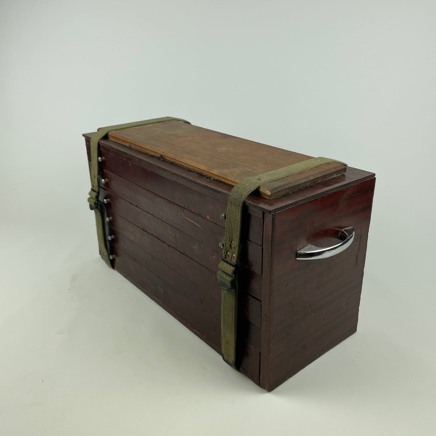Oct Lot 94- Wooden Storage Tool Chest