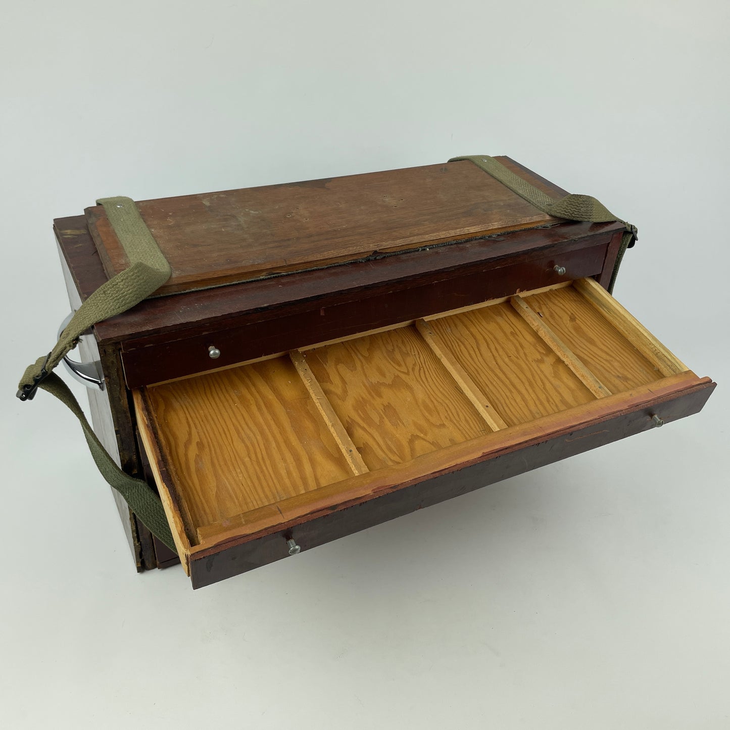 Oct Lot 94- Wooden Storage Tool Chest