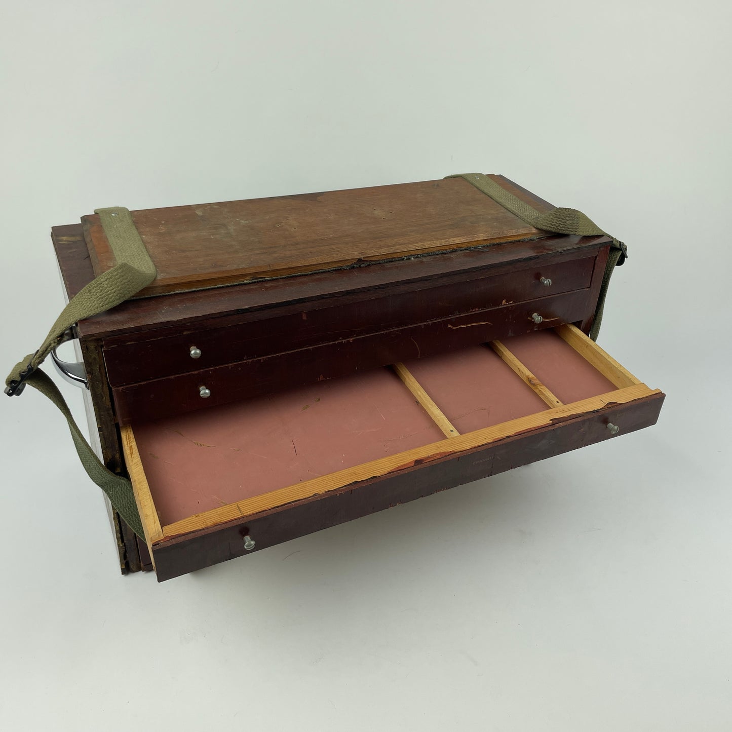 Oct Lot 94- Wooden Storage Tool Chest