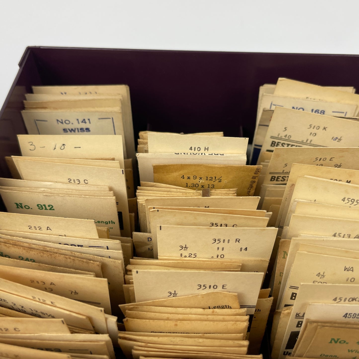 Oct Lot 92- Swiss Sandsteel Mainspring Assortment