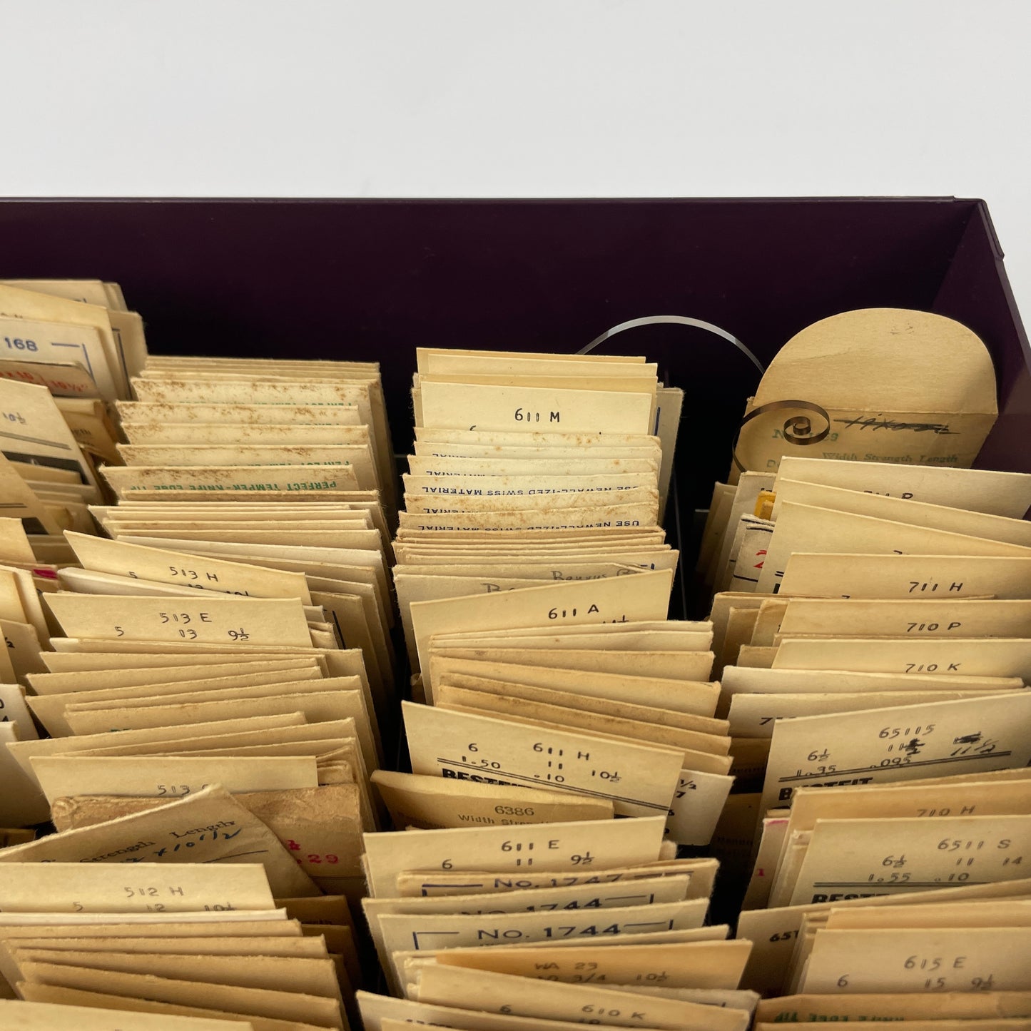 Oct Lot 92- Swiss Sandsteel Mainspring Assortment