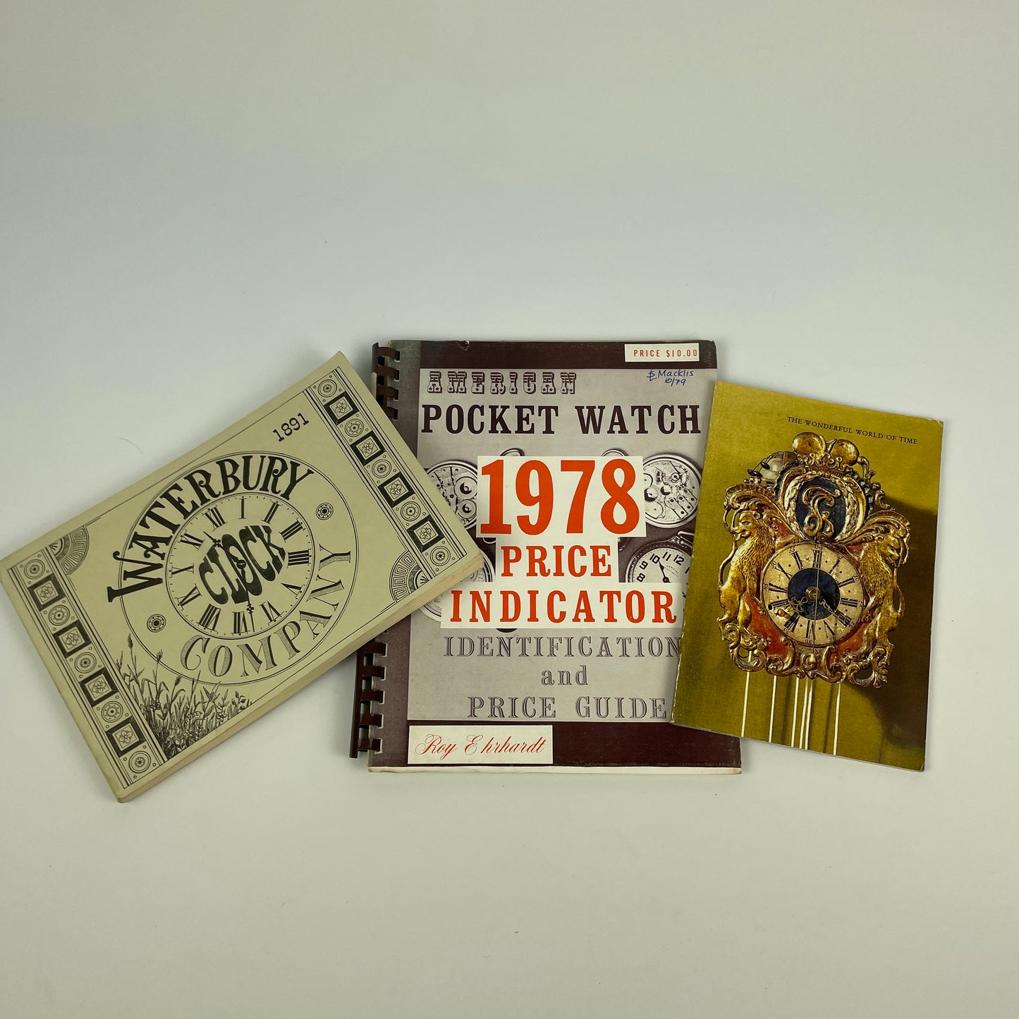 Nov Lot 53- Pocket Watch & Clock Books set of (3)