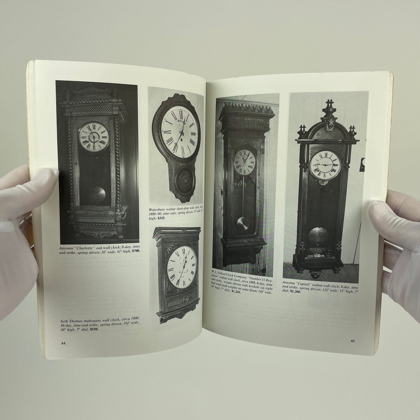 Nov Lot 26- Clock Books set of (2)