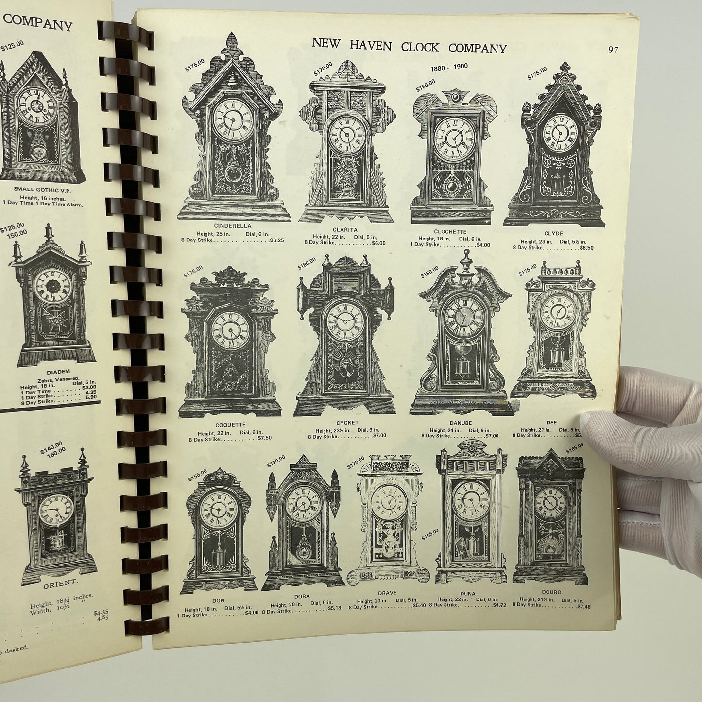 Nov Lot 26- Clock Books set of (2)