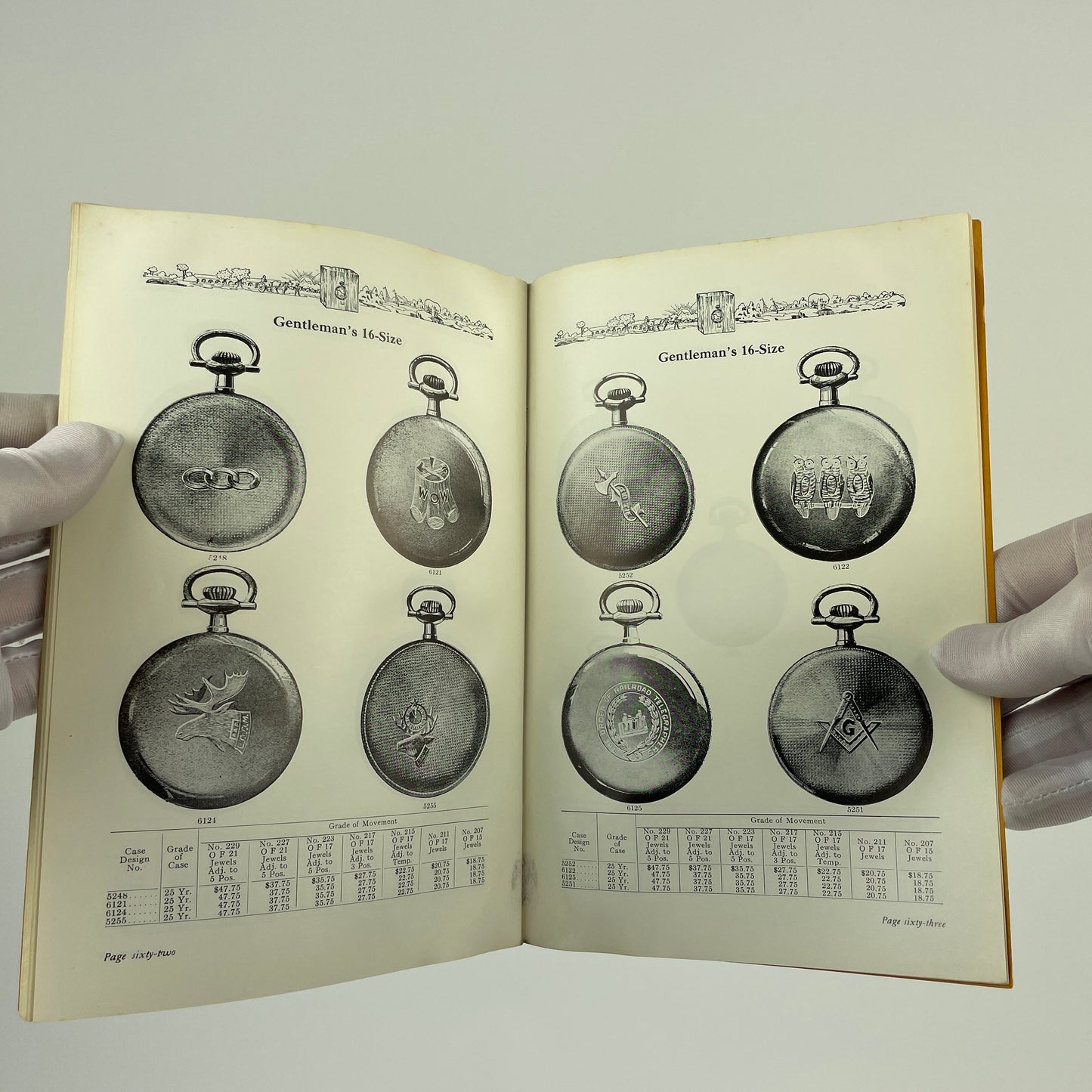Nov Lot 64- Pocket Watch Book Set | Watham | South Bend