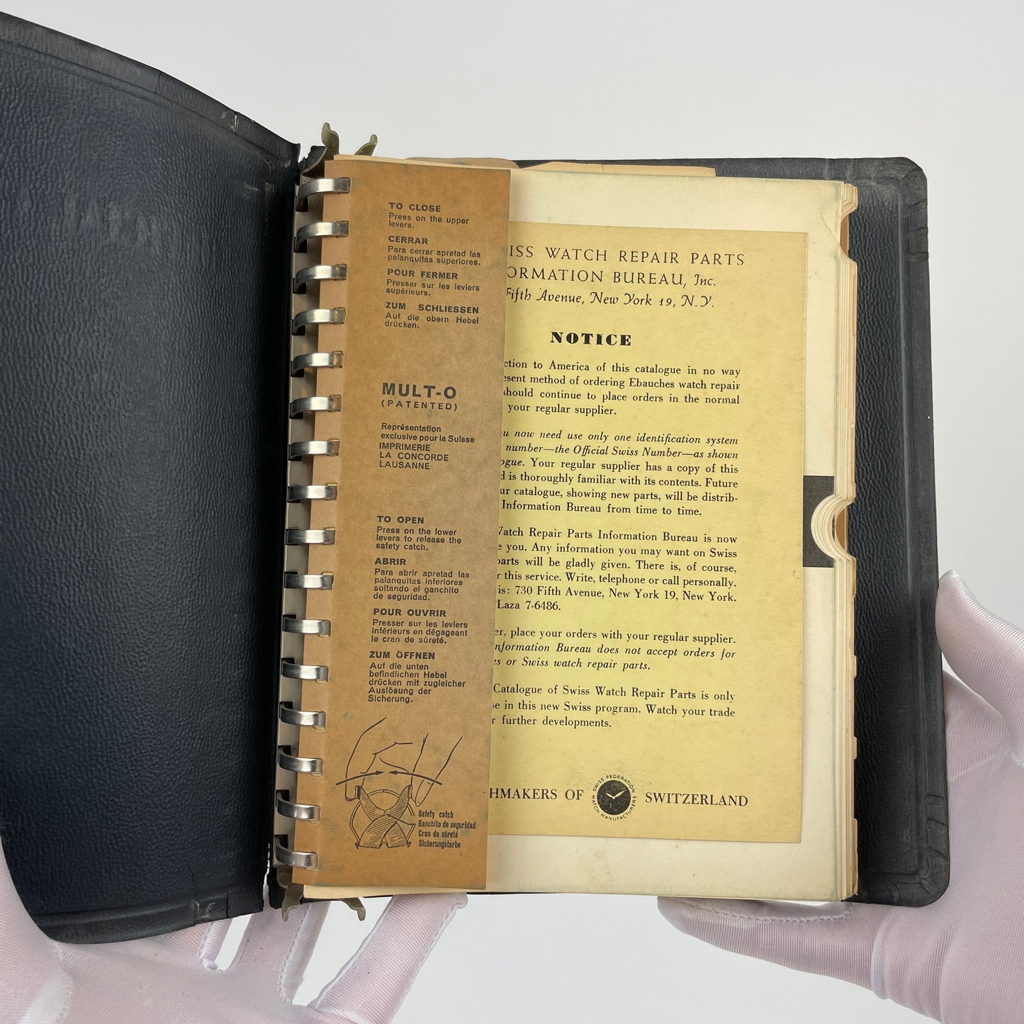 Nov Lot 71- Official Catalogue of Swiss Watch Repair Parts | Part 1&2