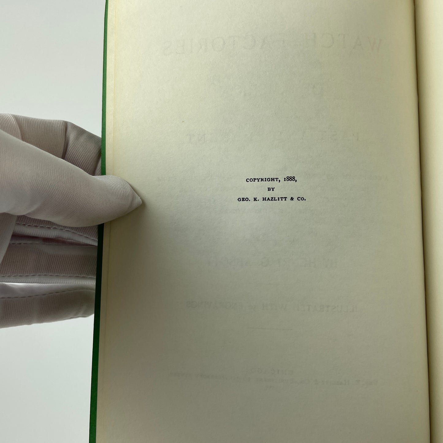 Nov Lot 87- The Watch Factories of America | Abbott
