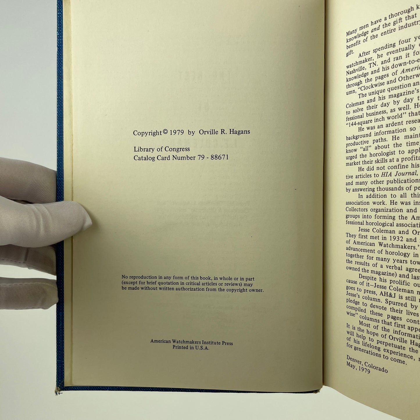 Nov Lot 9- The Best of J.E. Coleman: Clockmaker