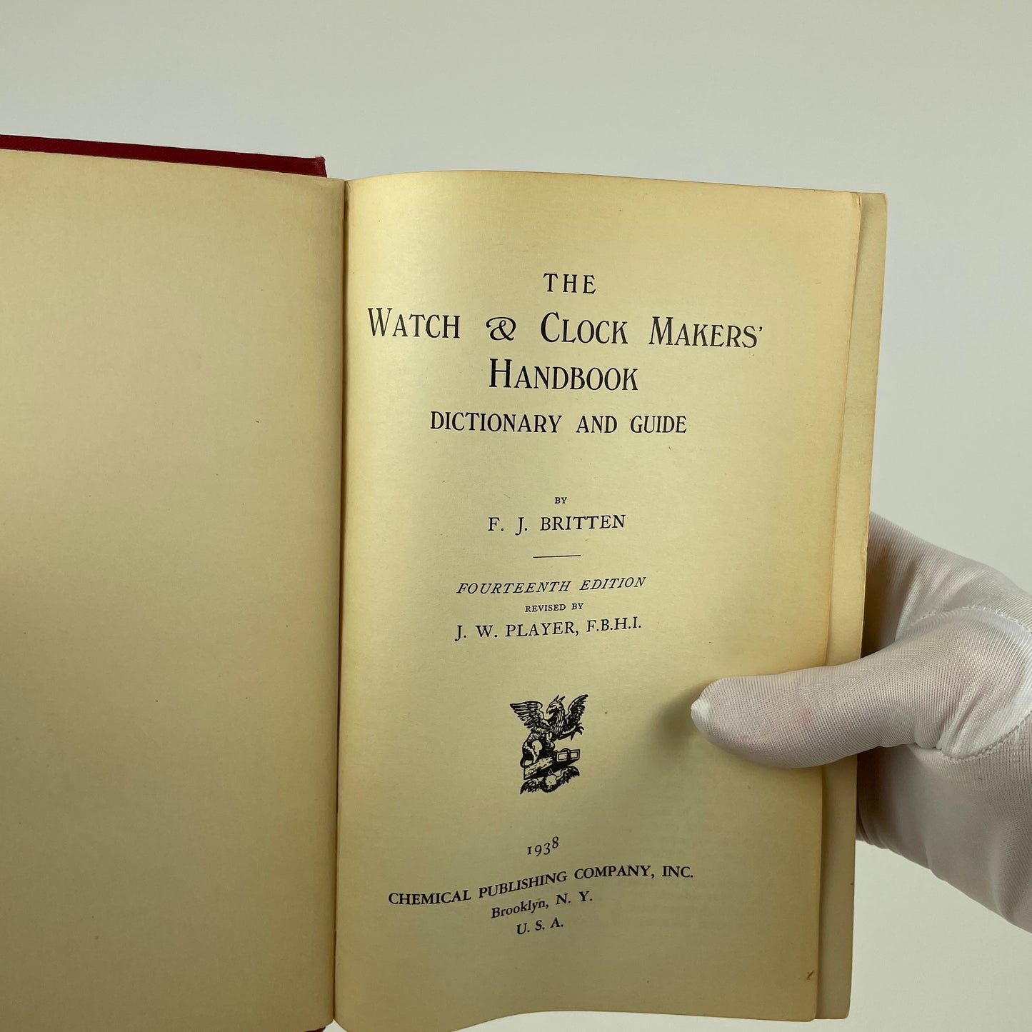 Nov Lot 78- The Watch and Clock Makers Handbook | Britten