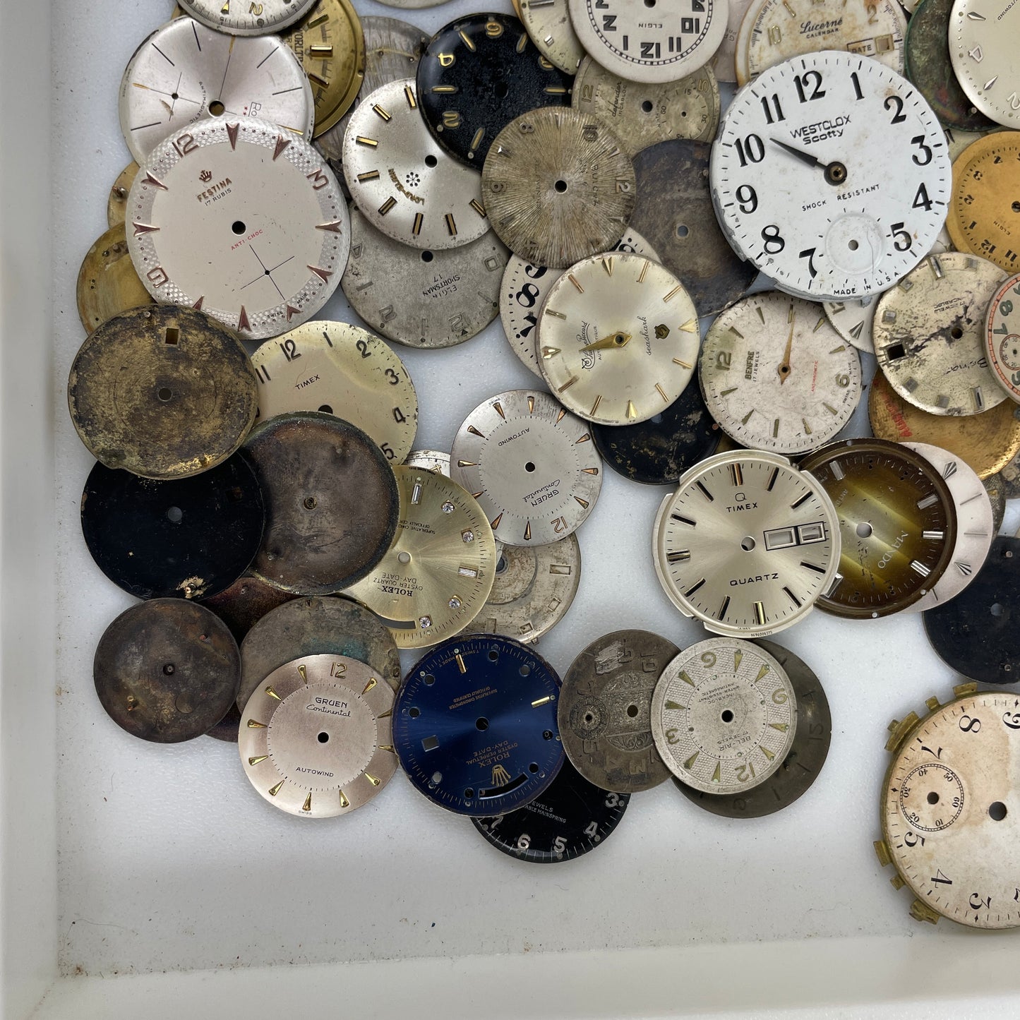 Nov Lot 51- Assortment of Vintage Watch Dials