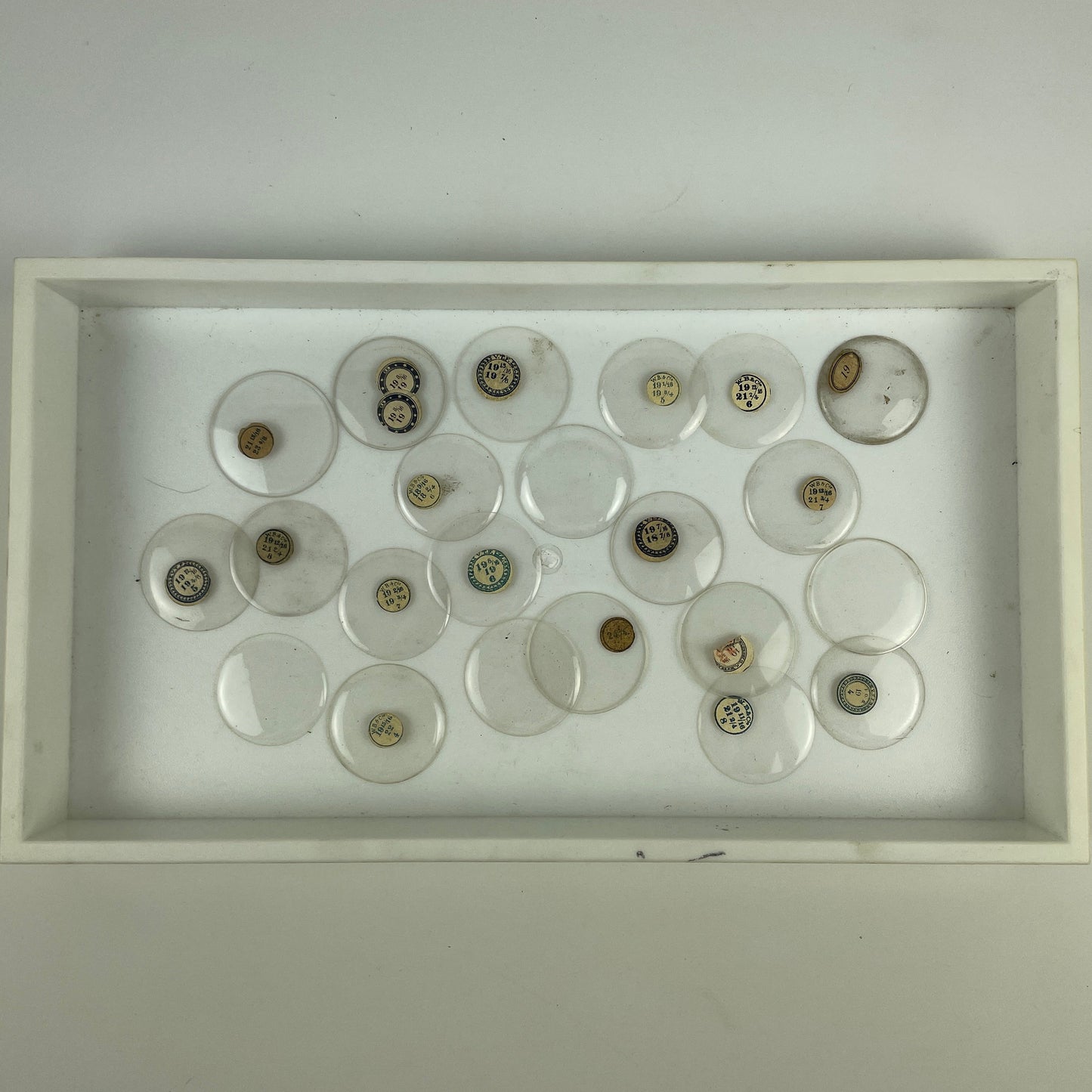 Nov Lot 13- 19 Ligne Glass Pocket Watch Crystals