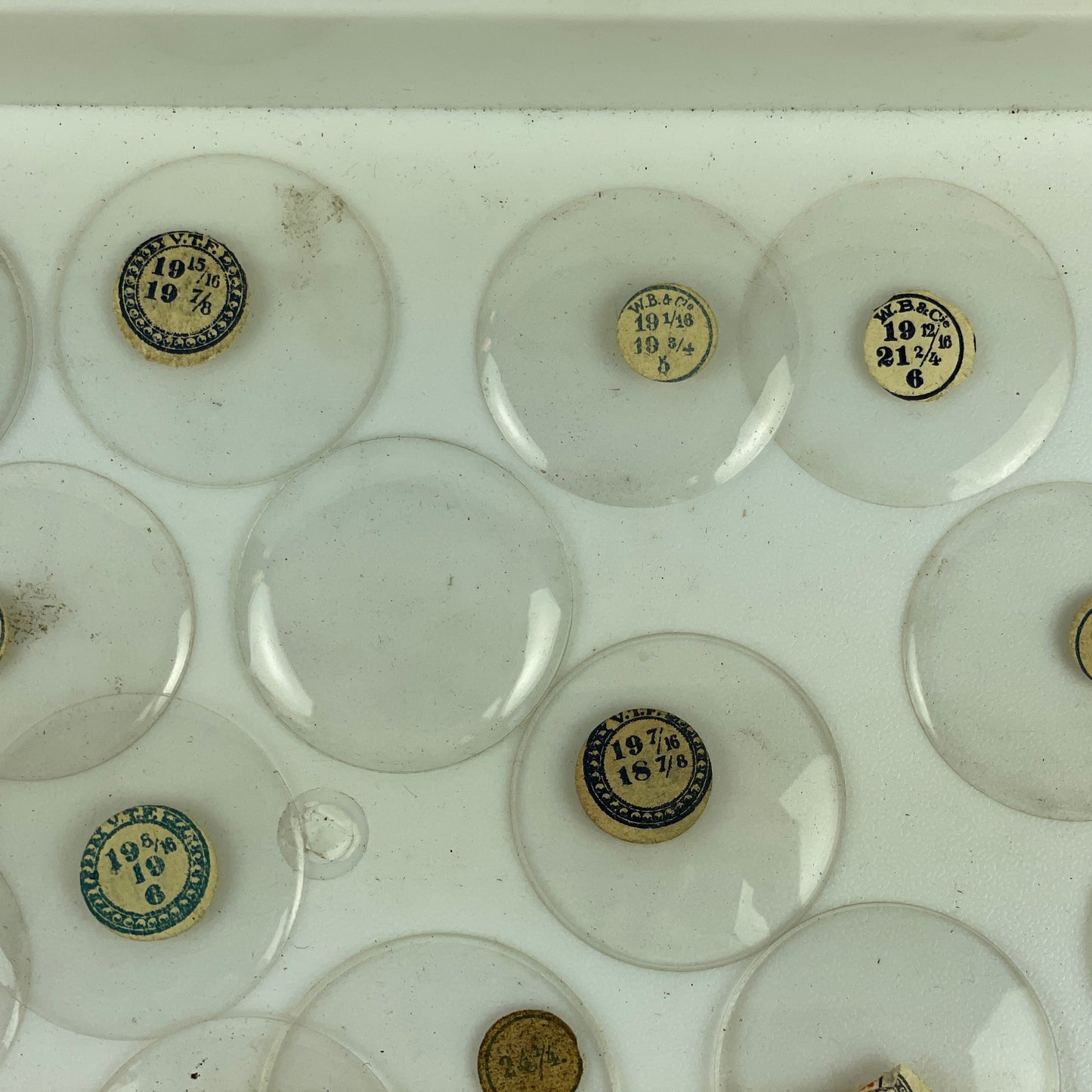 Nov Lot 13- 19 Ligne Glass Pocket Watch Crystals