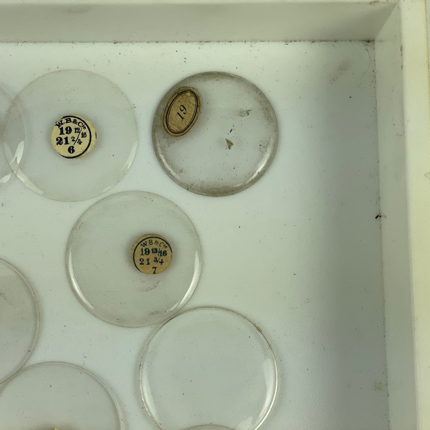 Nov Lot 13- 19 Ligne Glass Pocket Watch Crystals