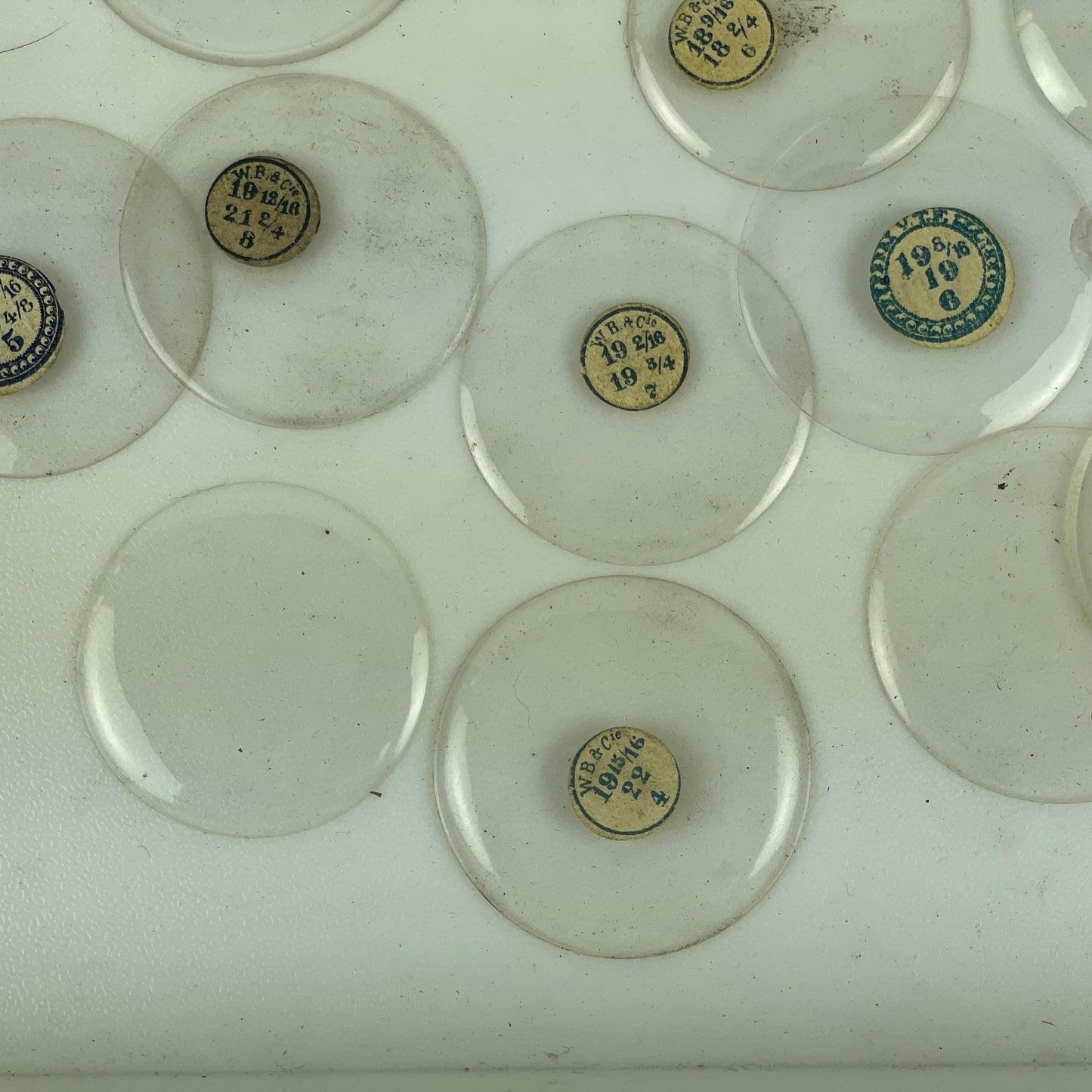 Nov Lot 13- 19 Ligne Glass Pocket Watch Crystals