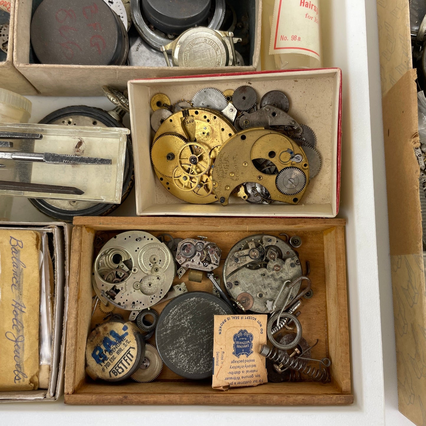 Nov Lot 38- American & Swiss Tray Assortment