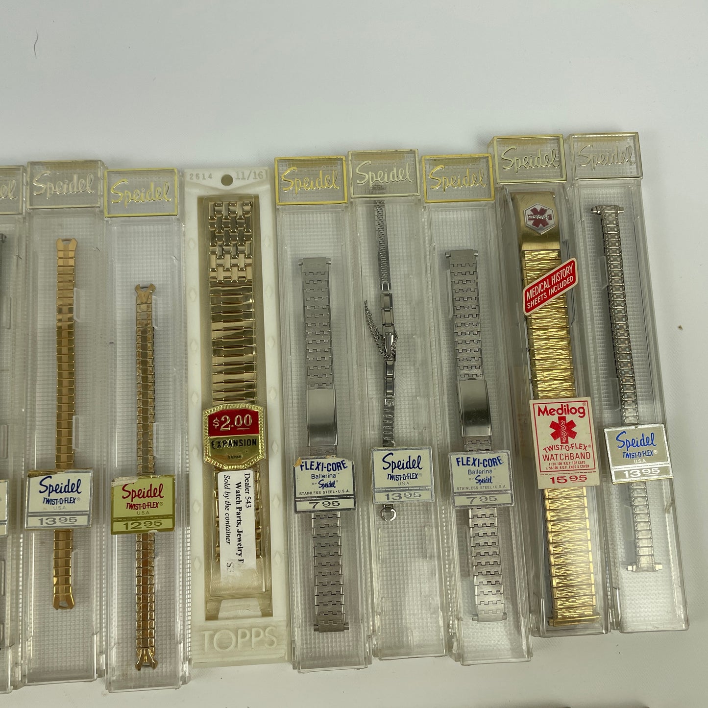 Nov Lot 57- NOS Speidel Men’s & Ladies Wristwatch Bands