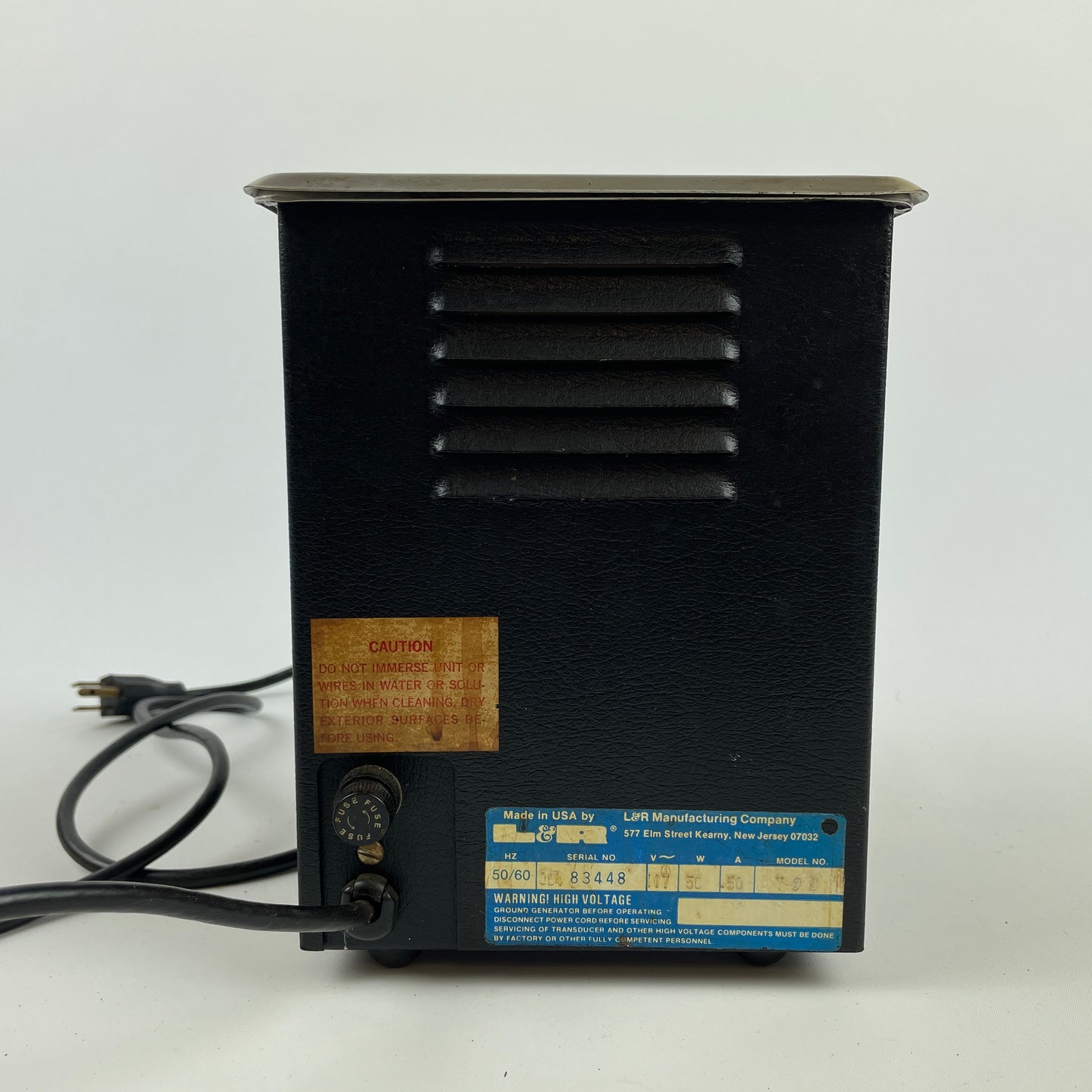 Nov Lot 3- L & R Ultrasonic Cleaner