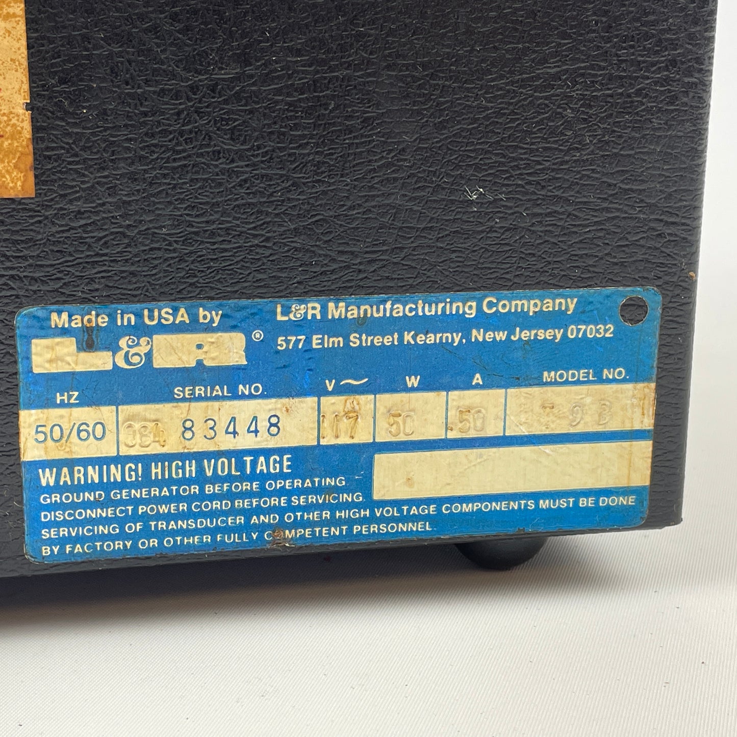 Nov Lot 3- L & R Ultrasonic Cleaner