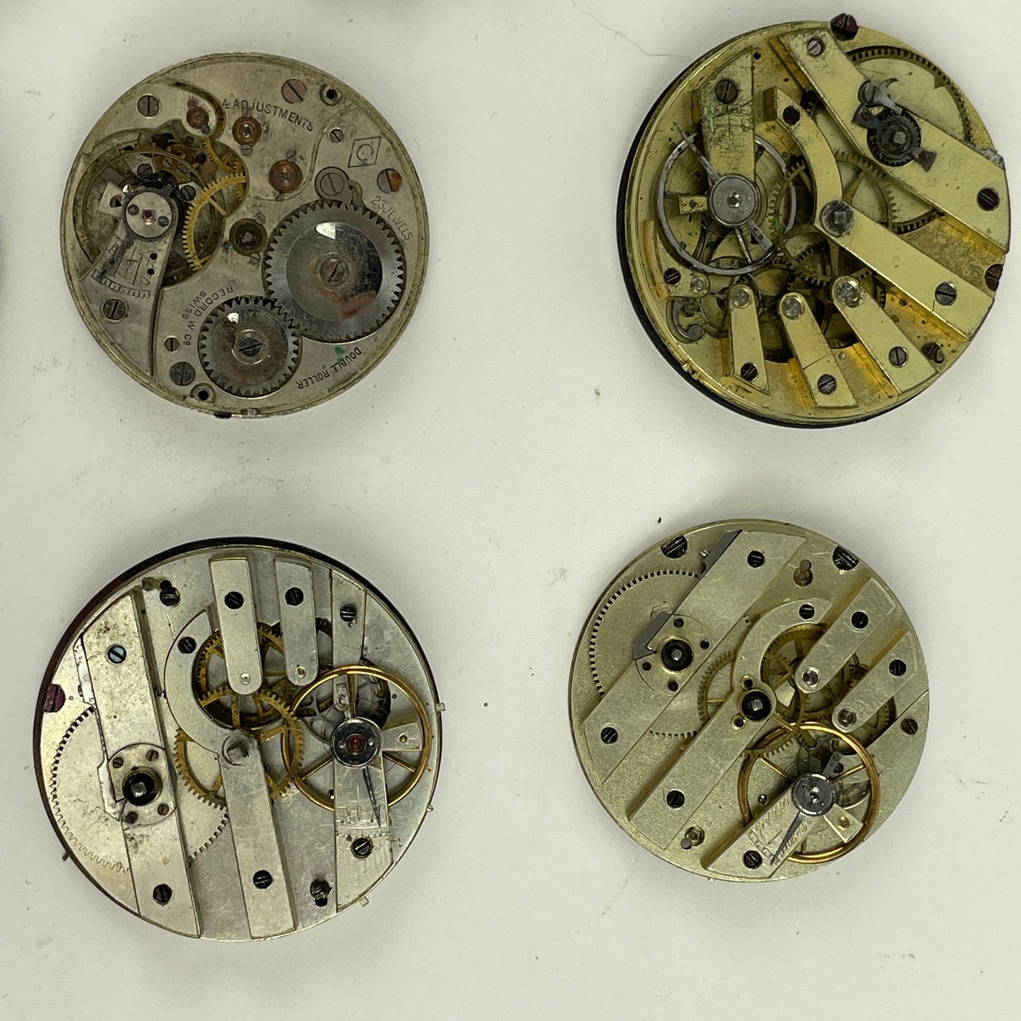 Nov Lot 63- Swiss Pocket Watch Movement Assortment (10)