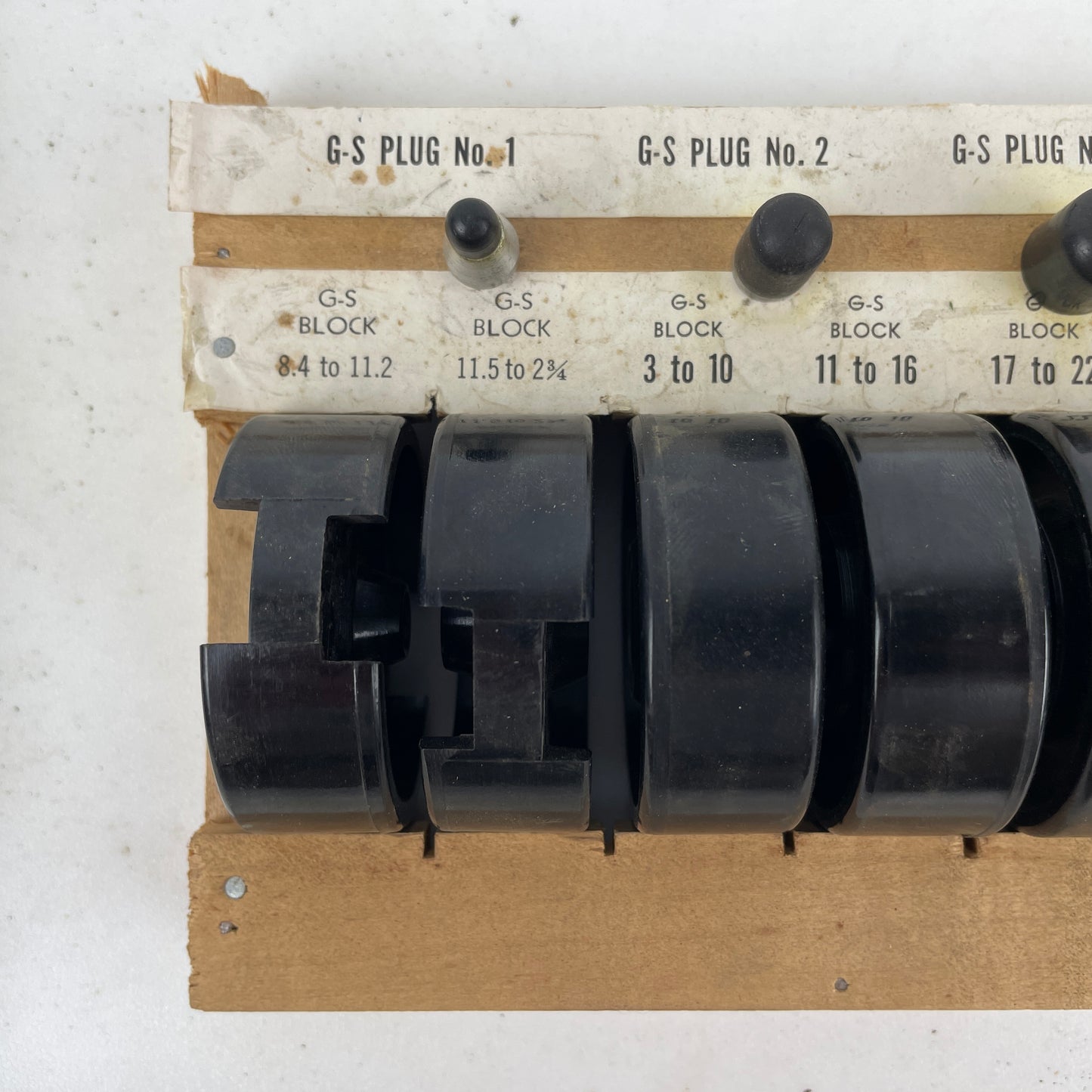 Nov Lot 89- Germanow Simon Block & Plug Set