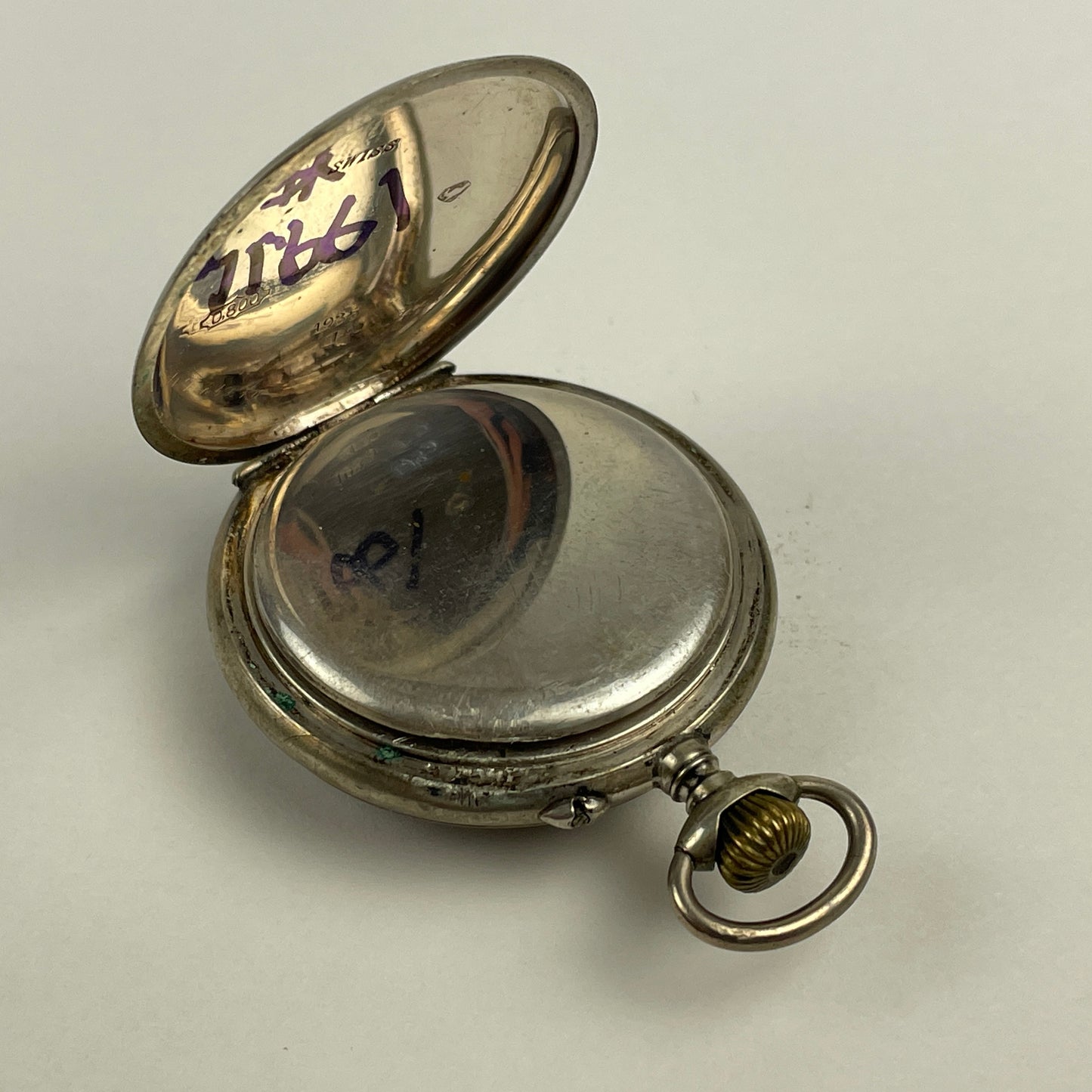 Nov Lot 37- Swiss Pocket Watch Set (2)
