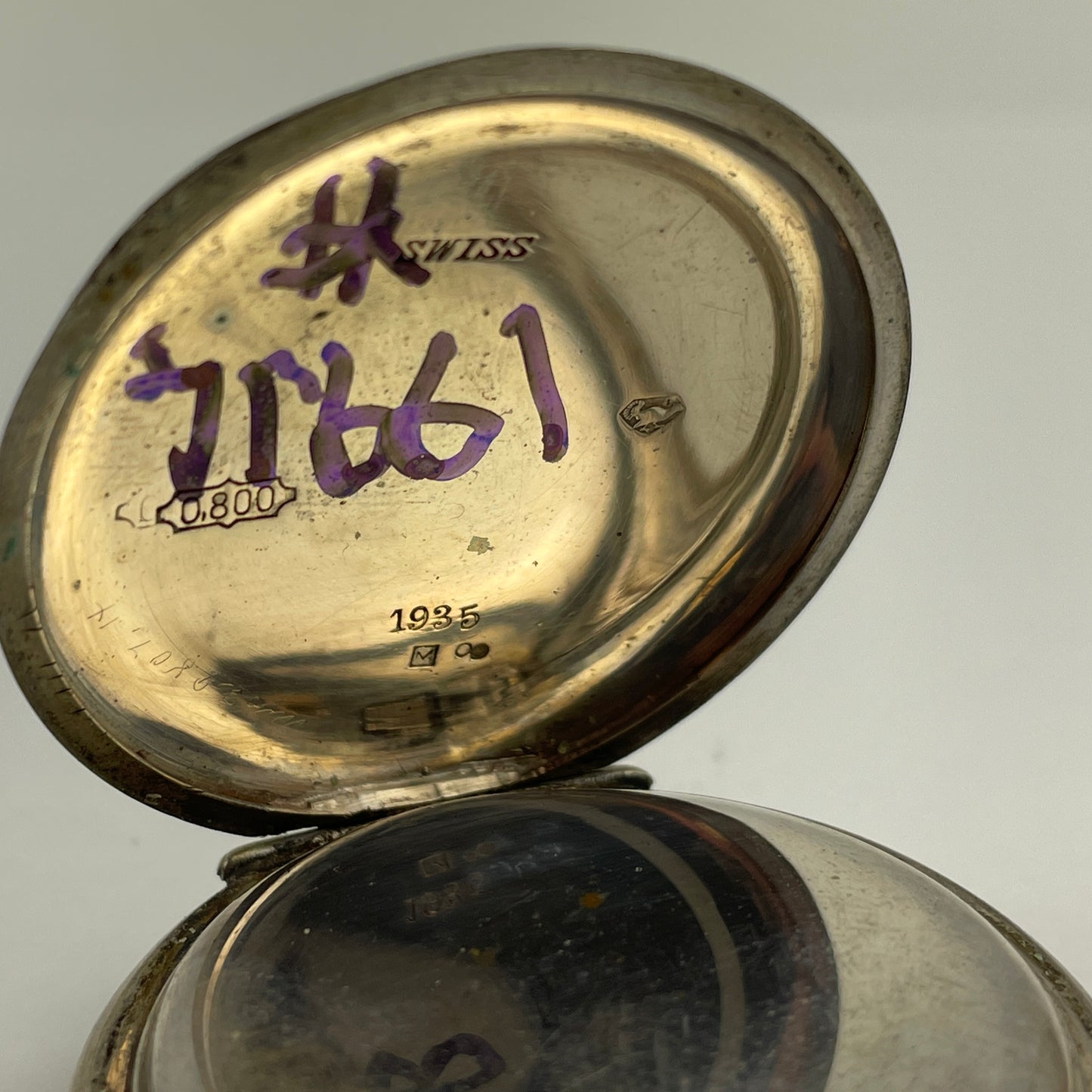 Nov Lot 37- Swiss Pocket Watch Set (2)