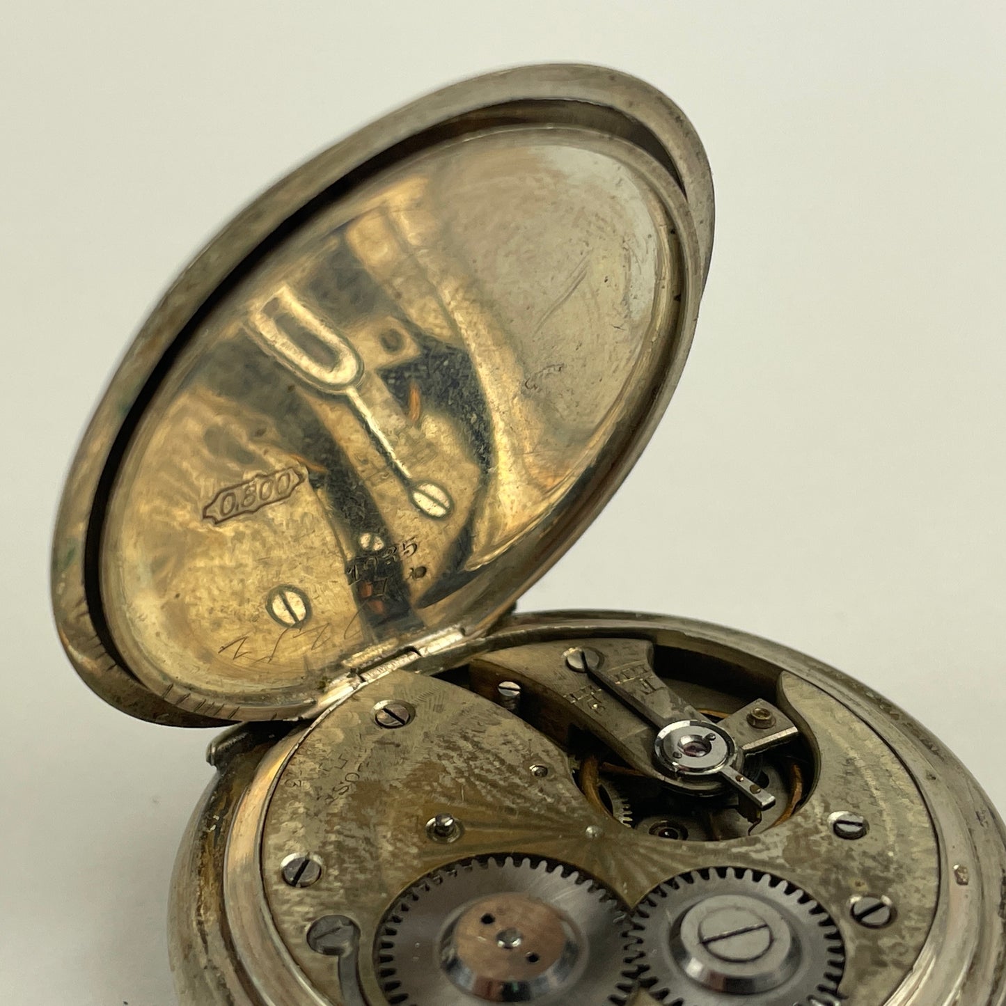 Nov Lot 37- Swiss Pocket Watch Set (2)