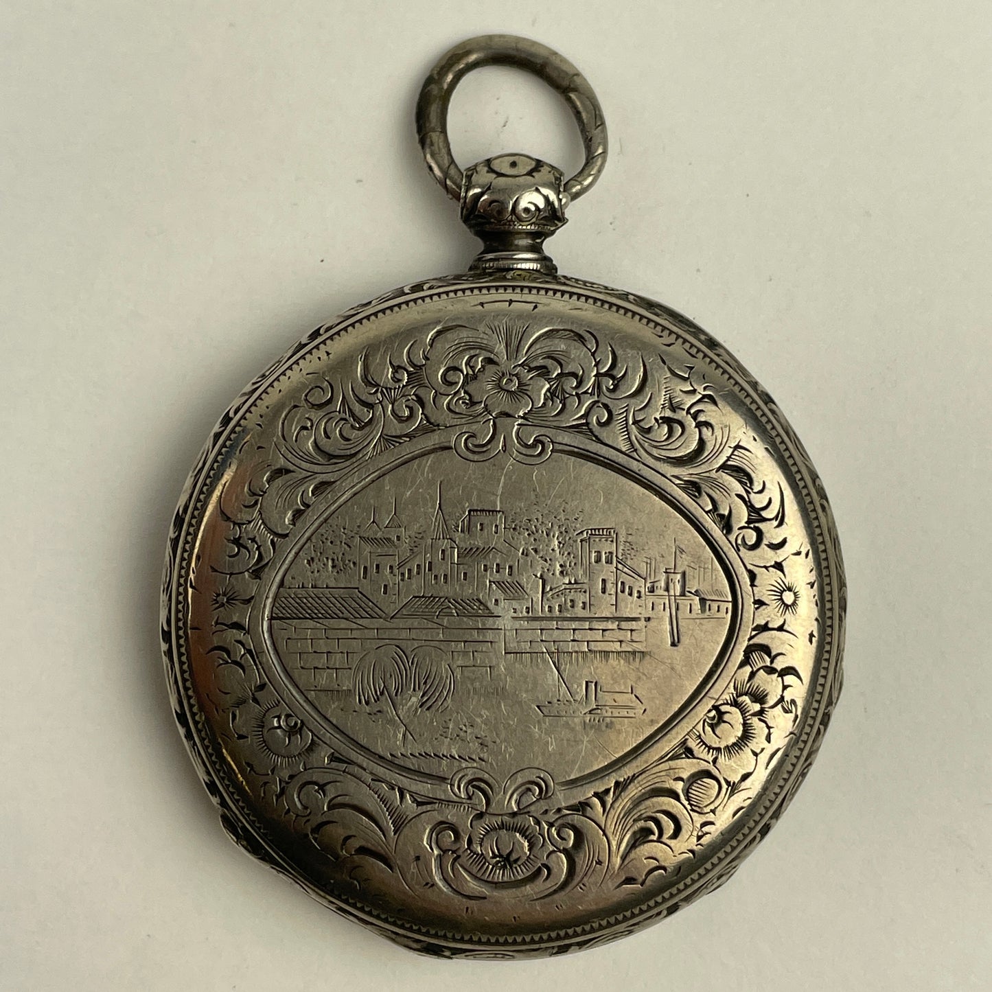 Nov Lot 37- Swiss Pocket Watch Set (2)