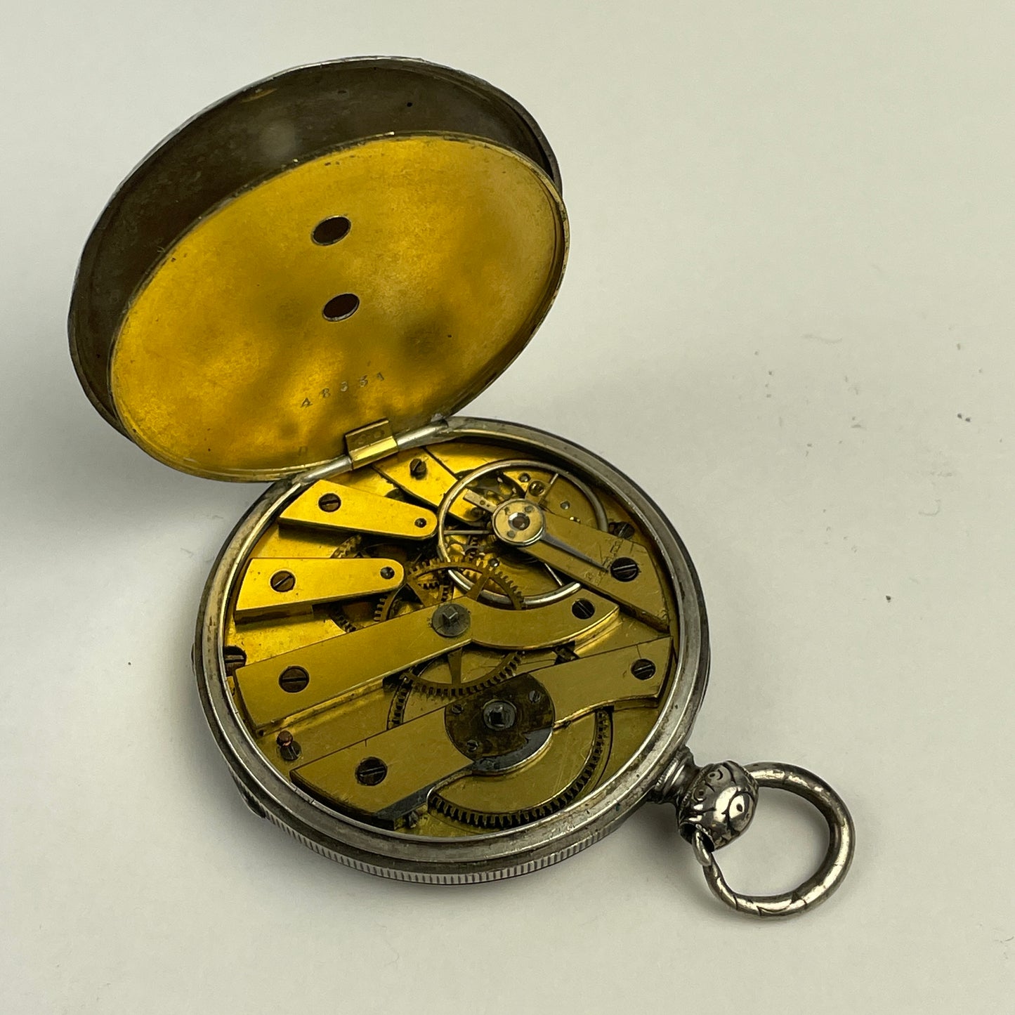 Nov Lot 37- Swiss Pocket Watch Set (2)