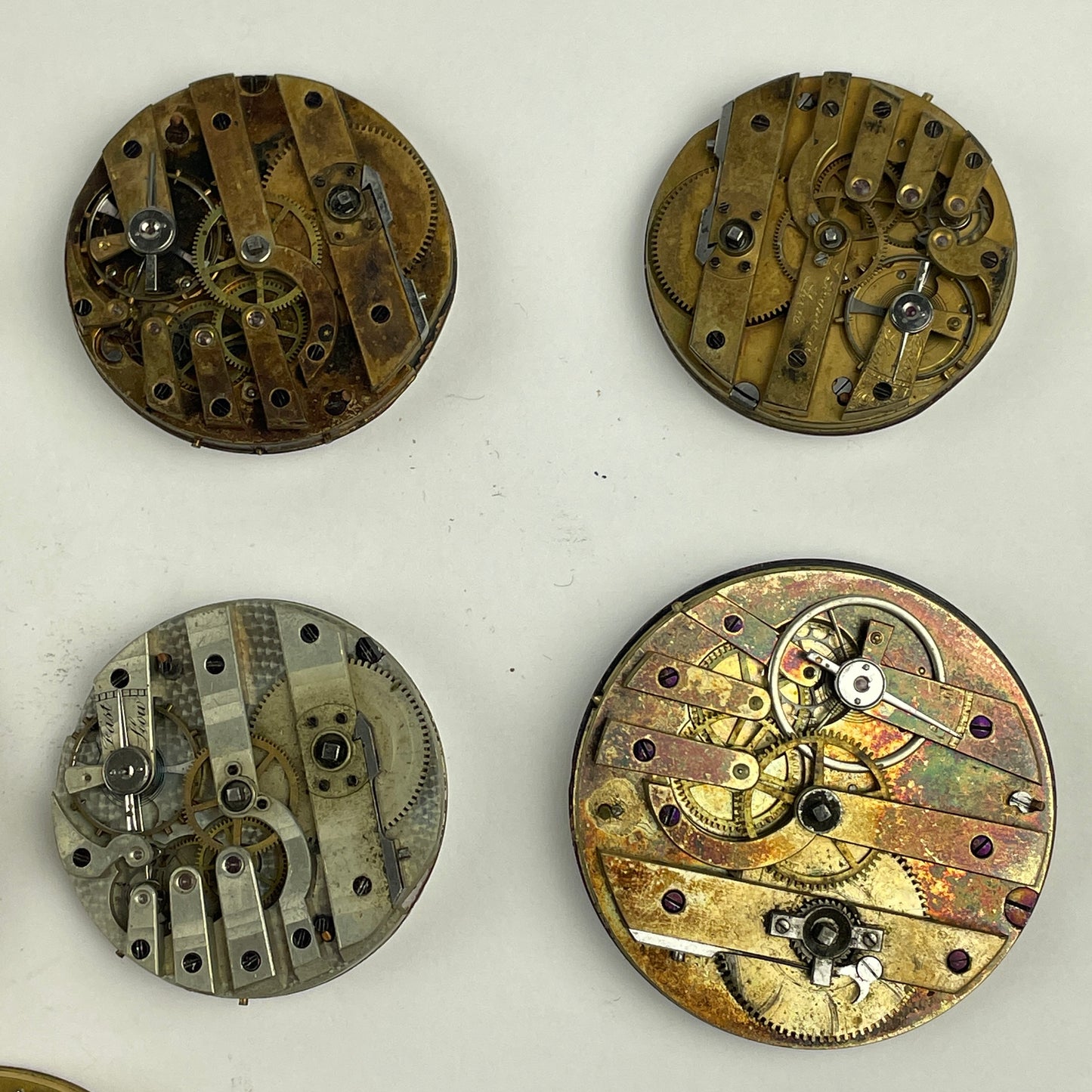 Nov Lot 40- Swiss Pocket Watch Movement Assortment (9)