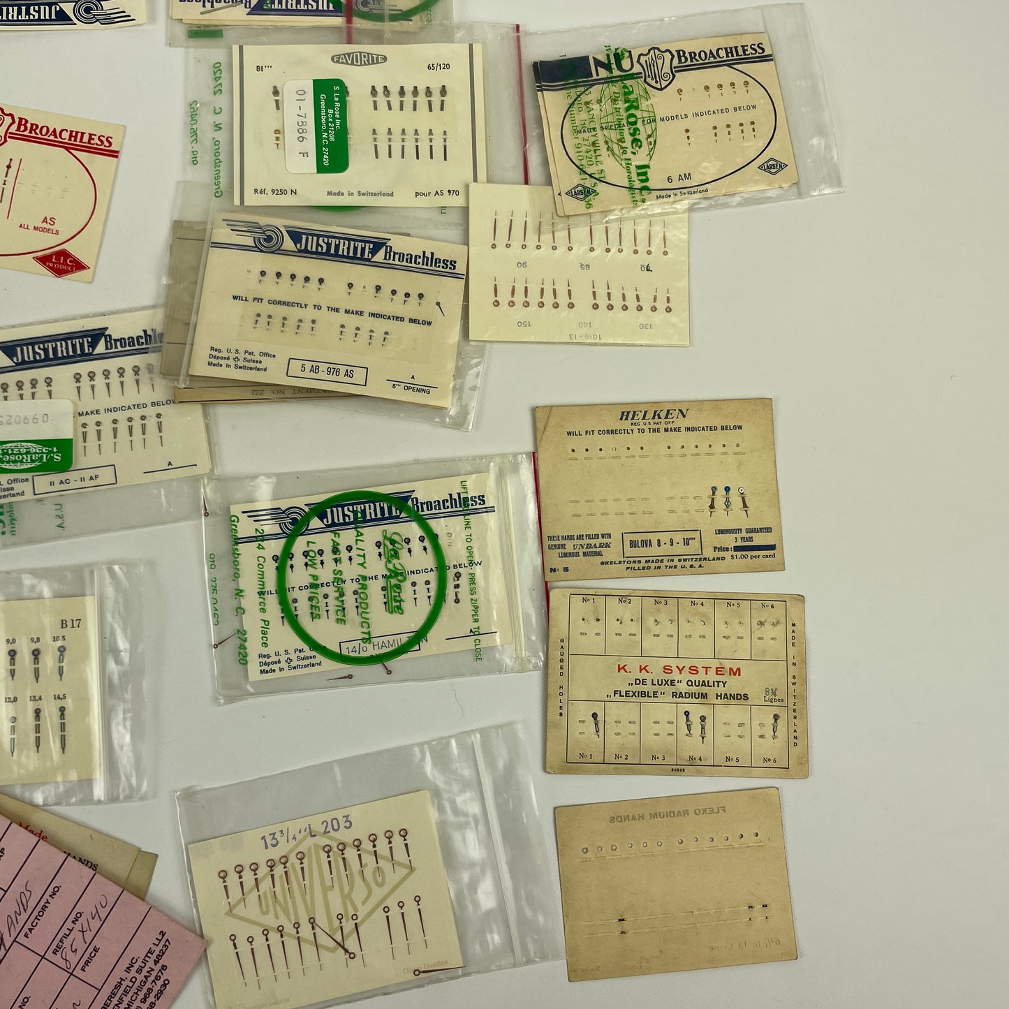 Nov Lot 34- Assorted Watch Hands