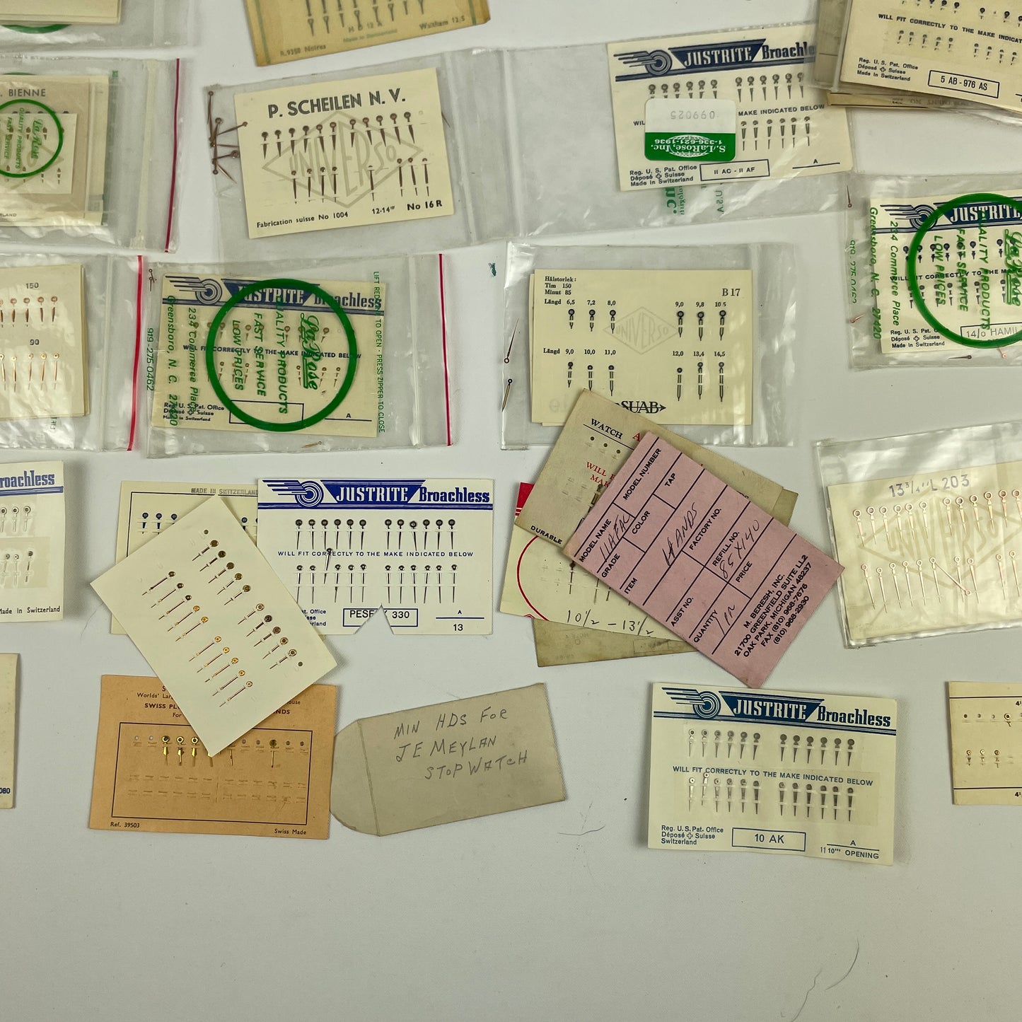 Nov Lot 34- Assorted Watch Hands