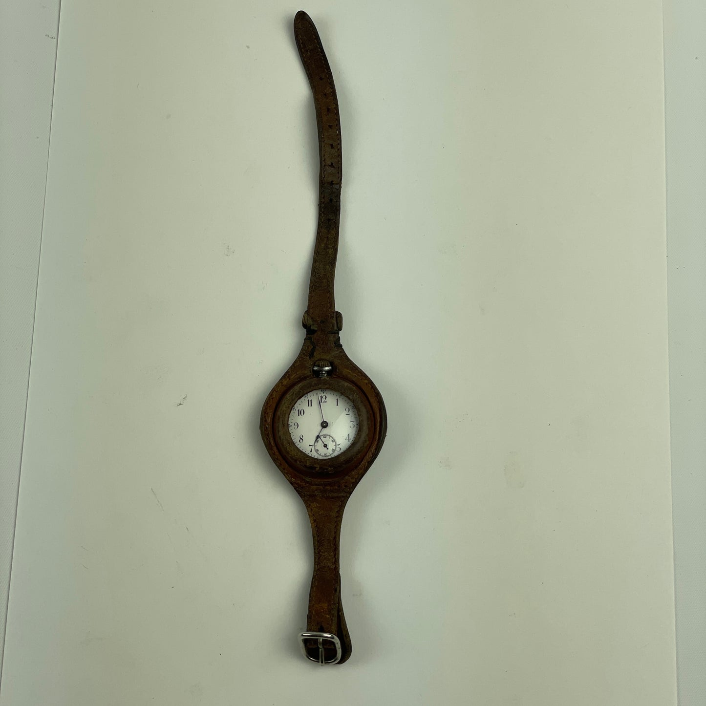 Nov Lot 30- Swiss Pocket Watch in Leather Case