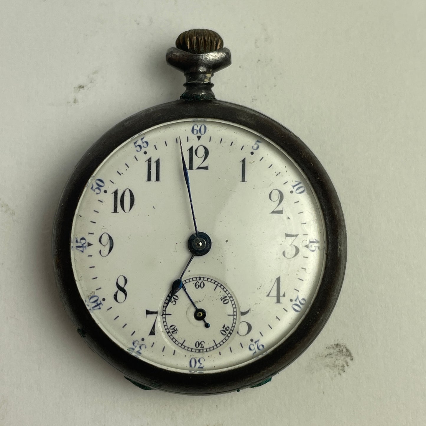 Nov Lot 30- Swiss Pocket Watch in Leather Case